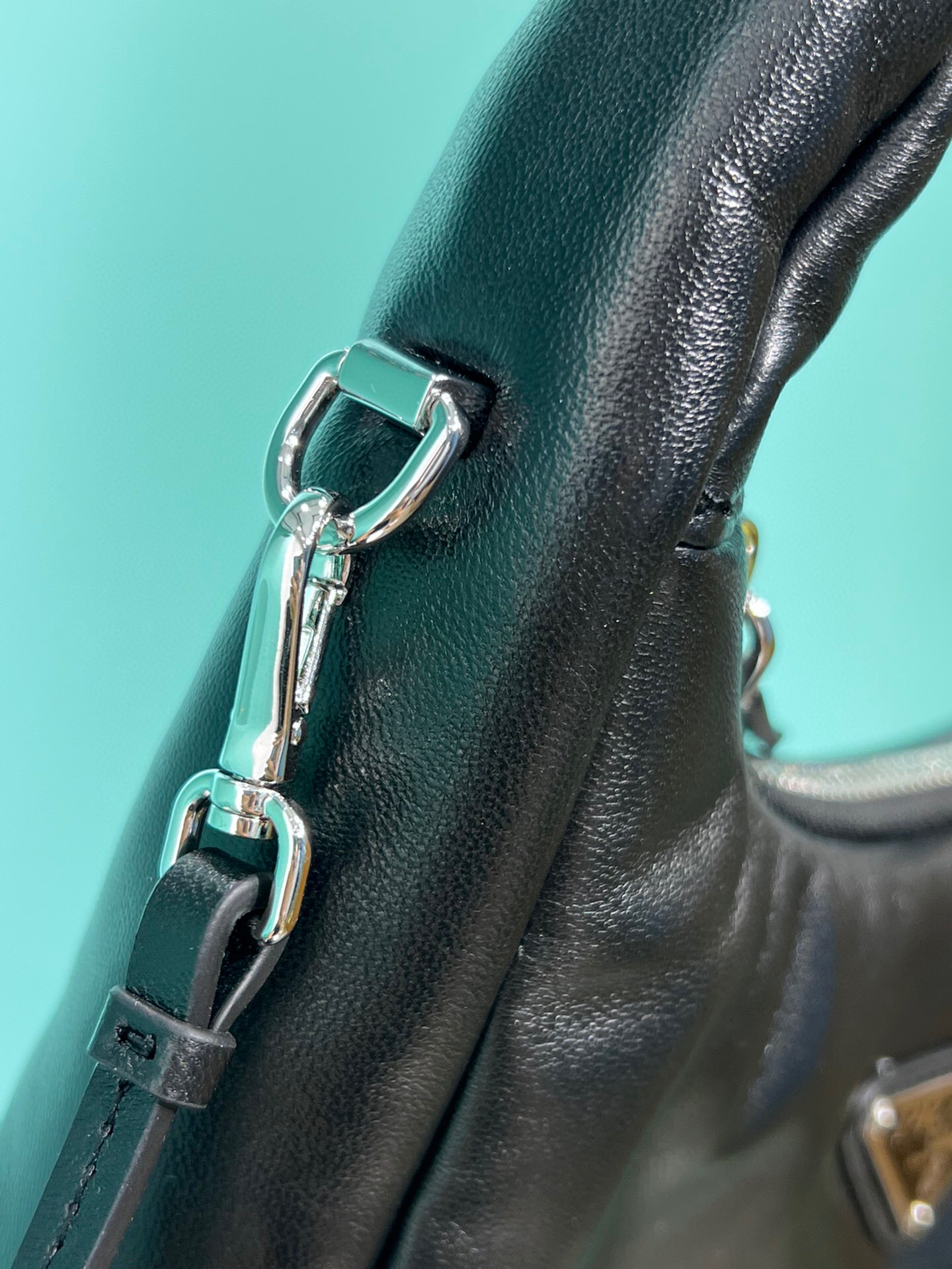 Pra*a Soft Padded Nappa Mini-Bag In Black For Women 8.2 in/ 21cm 1BA384_2DYI_F0002_V_OVM