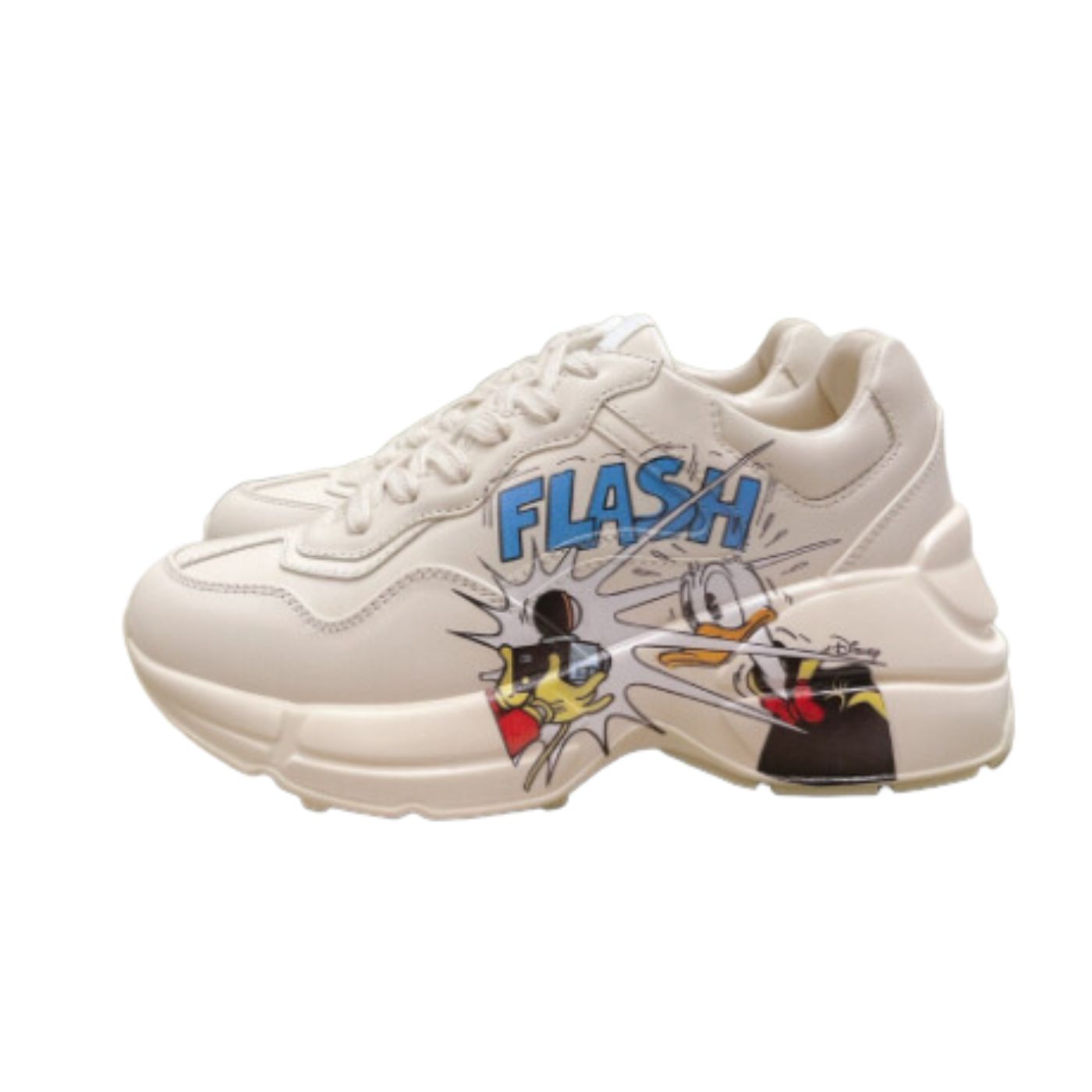 Gvc*1 Disney x Donald Duck Rhyton Sneaker White For Men 646506 DRW00 9522