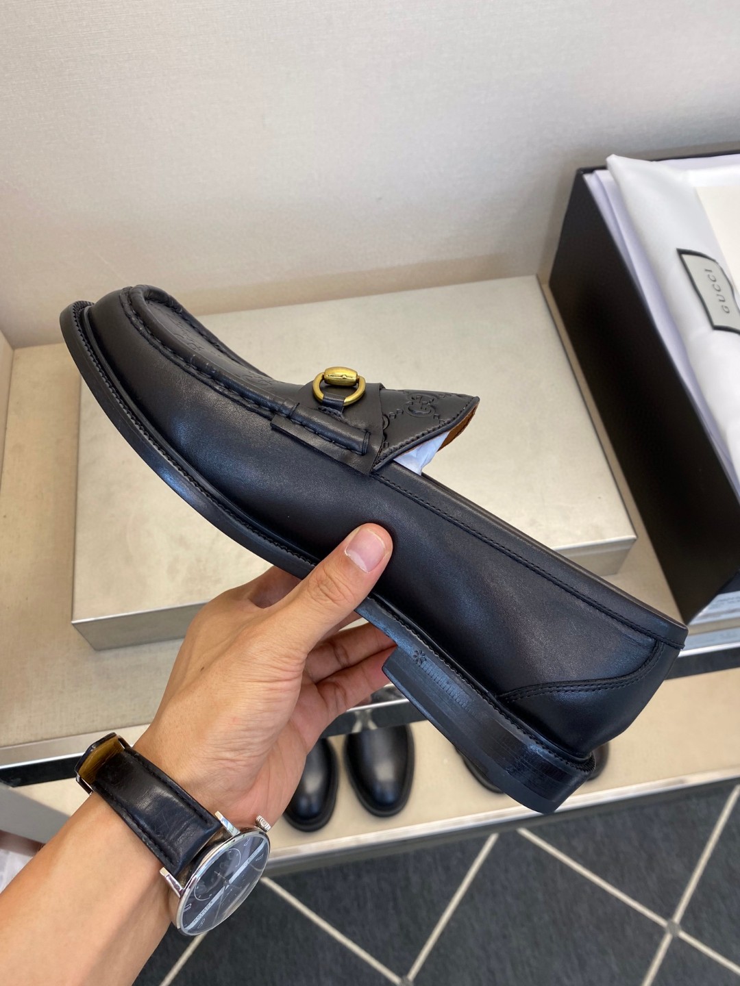 Gvc*1 1953 Horsebit Loafer Black For Men