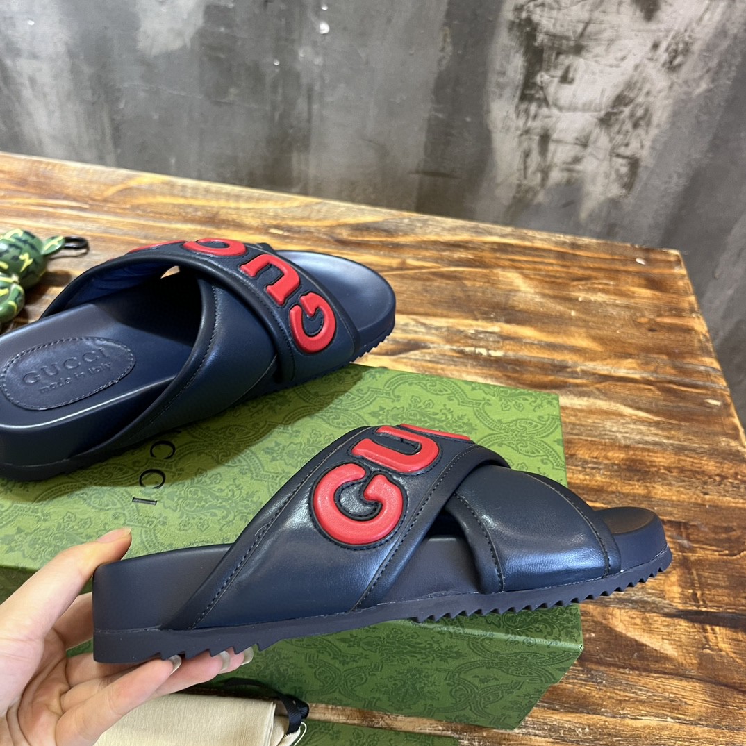 Gvc*1 Men’s Sandal Navy Blue For Men