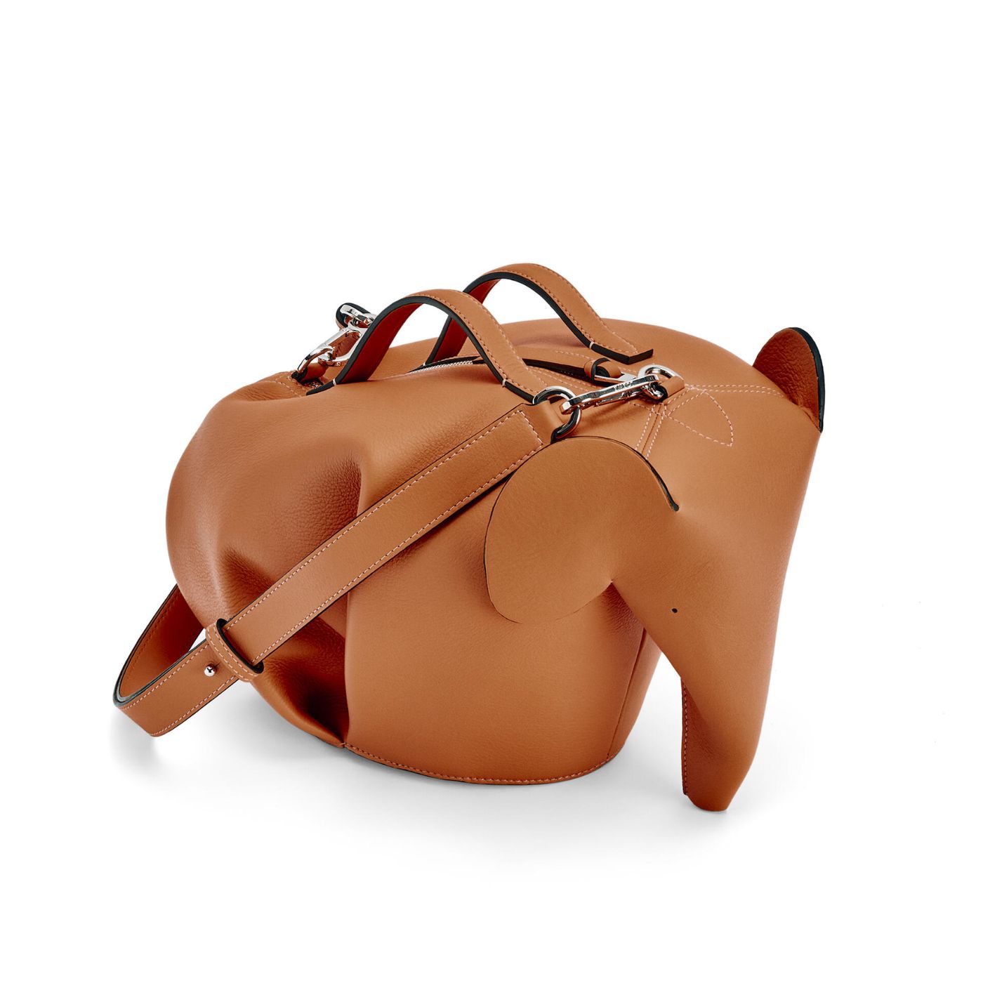 L0ew* Large Elephant Bag Brown For Women 14.2in / 36cm B623A18X01