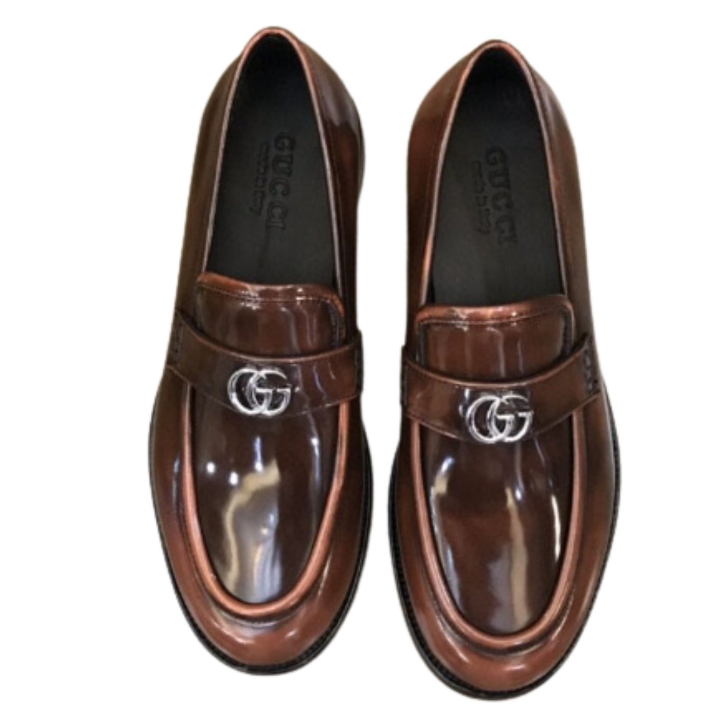 Gvc*1 Loafer With Interlocking G Dark Brown For Men