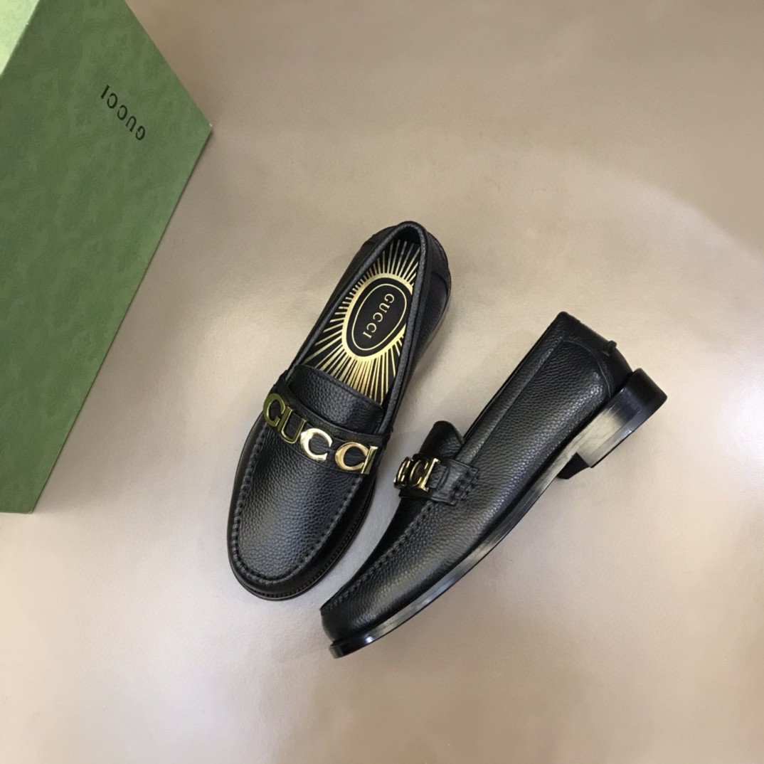 Gvc*1 Loafer With Logo Gvc*1 Black For Men