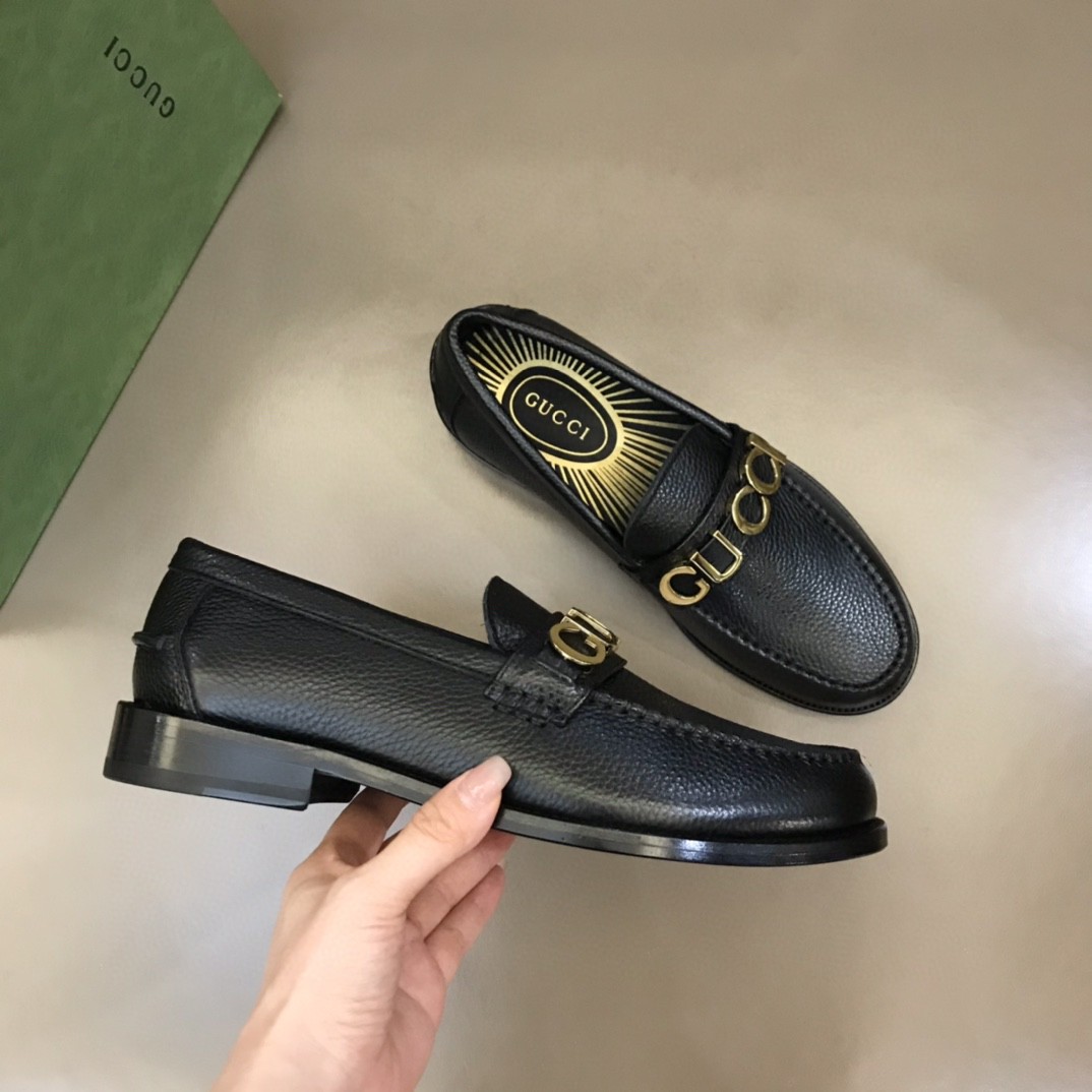 Gvc*1 Loafer With Logo Gvc*1 Black For Men