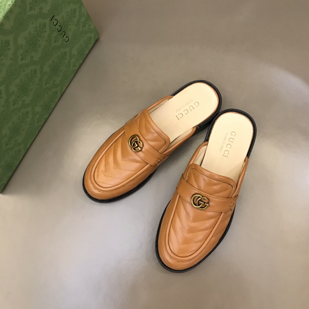 Gvc*1 Slipper With Interlocking G Green For Men