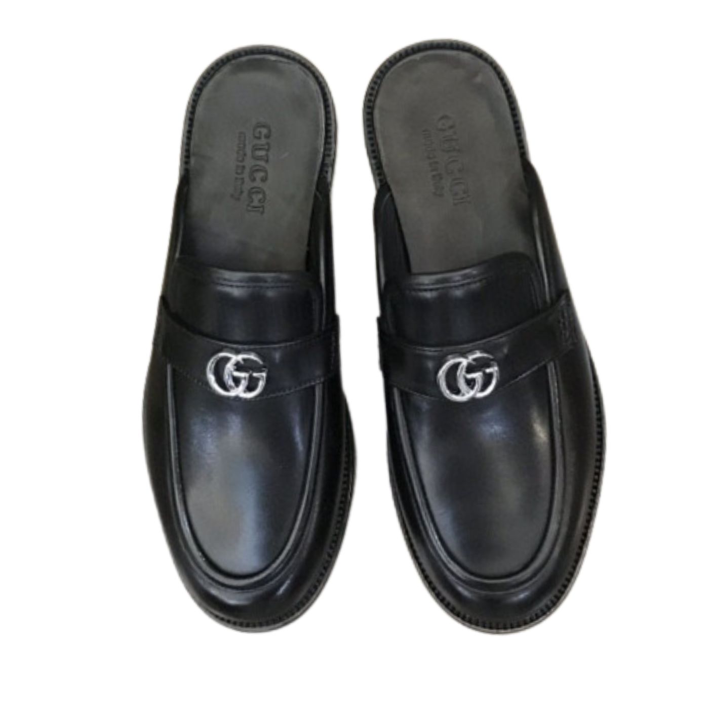 Gvc*1 Slipper With Interlocking G Black For Men
