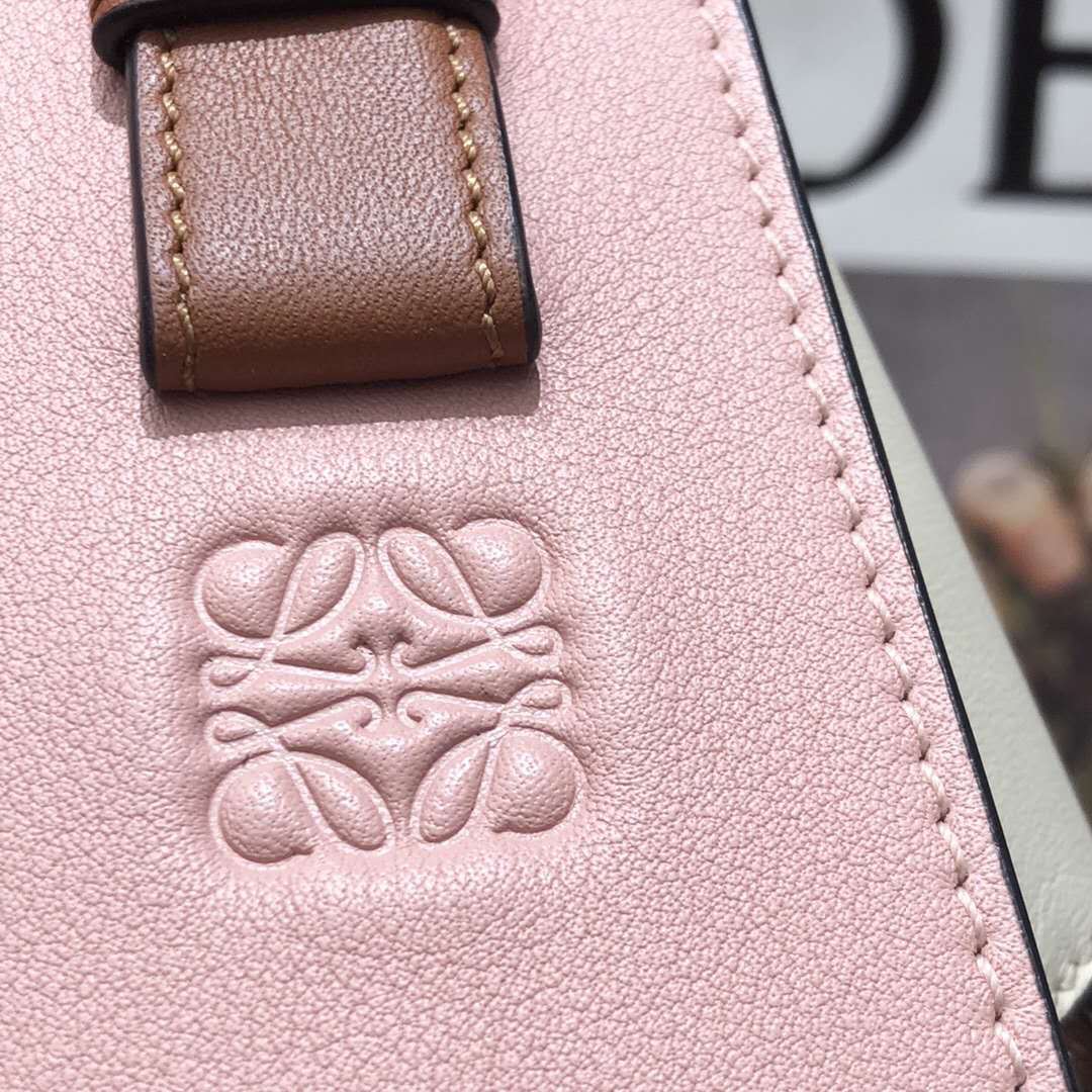 L0ew* Small Hammock Bag Blue/Pink/Beige/White/Brown/Burgundy/Grey For Women 11.8in / 30cm