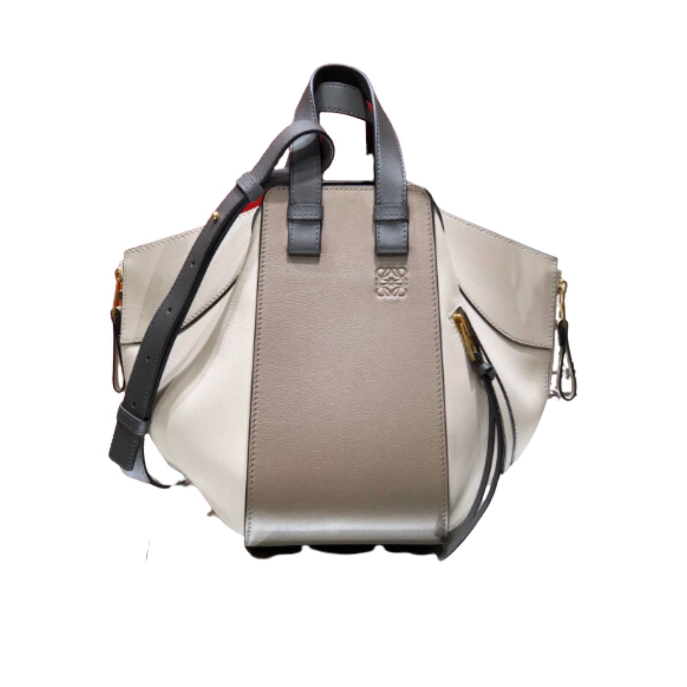 L0ew* Small Hammock Bag Blue/Pink/Beige/White/Brown/Burgundy/Grey For Women 11.8in / 30cm