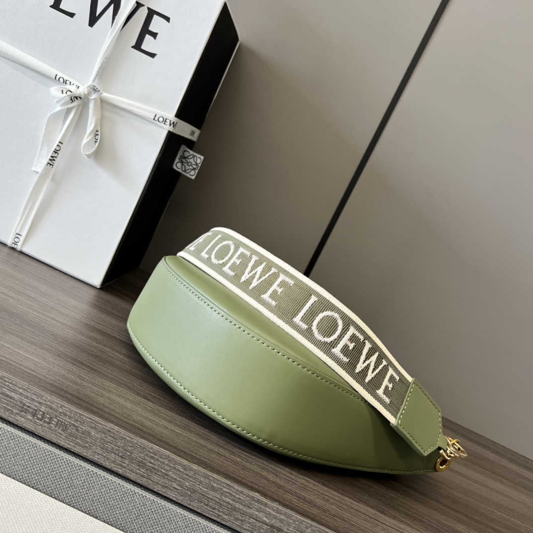 L0ew* Small Luna Bag Black/Brown/Cream/Green/Yellow For Women 12in / 30.5cm A923PM1X01