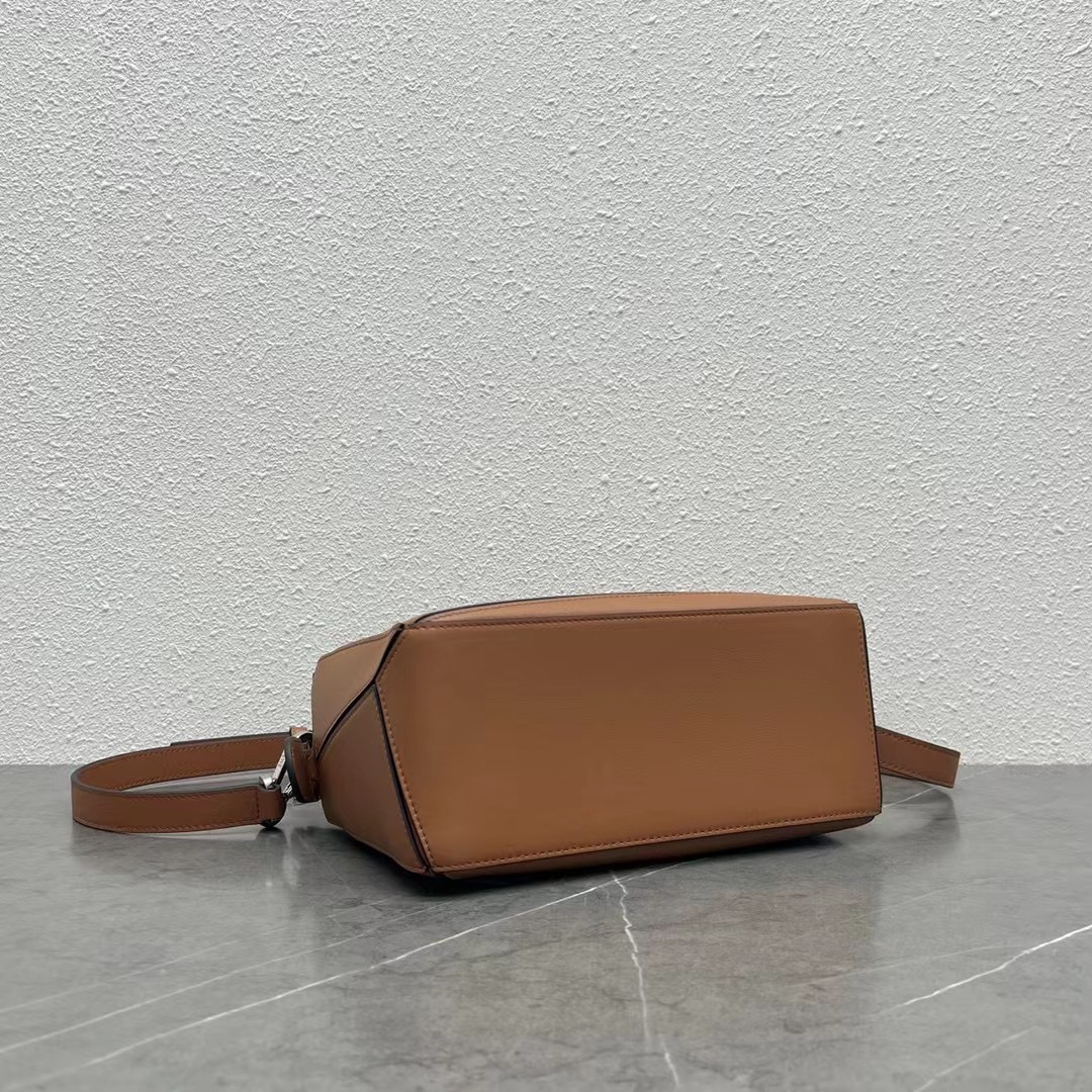 L0ew* Small Puzzle Bag Pink/Grey/Brown/Blue For Women 9.4in / 24cm