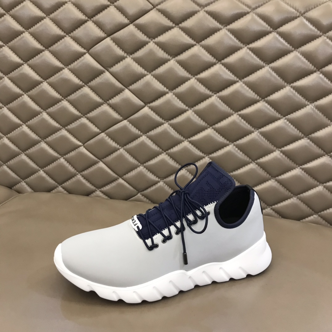 F**di FD Faster Trainers Grey For Men