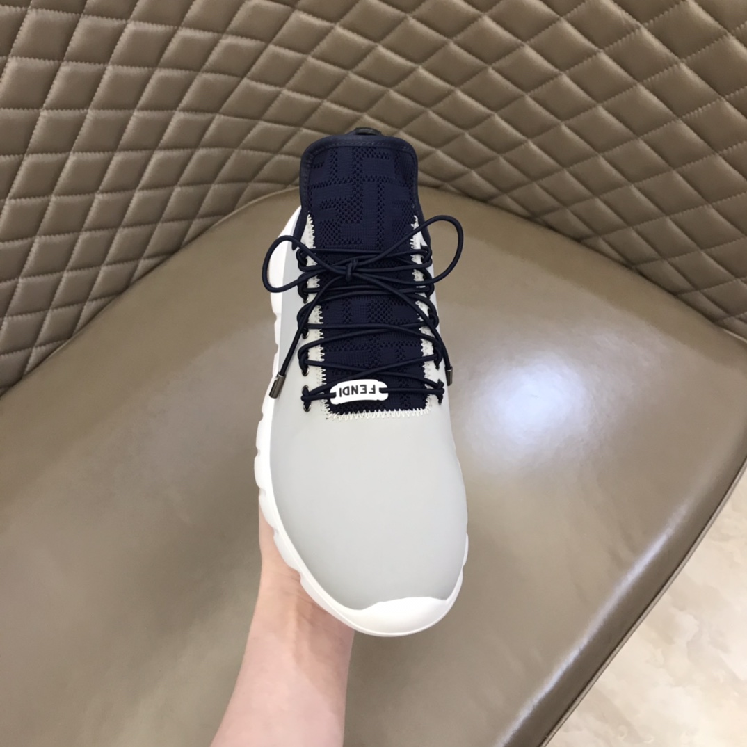 F**di FD Faster Trainers Grey For Men