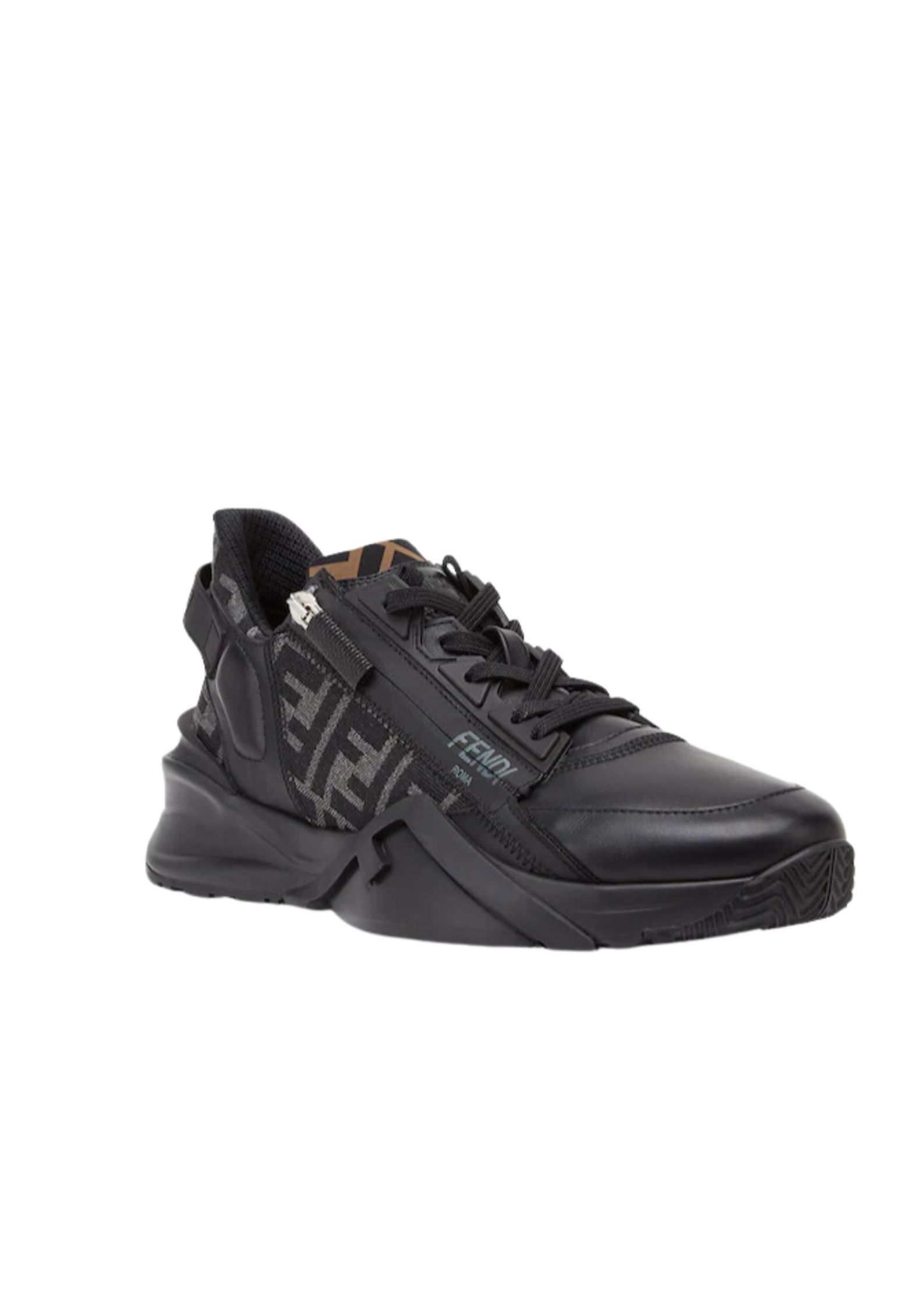 F**di FD Flow Sneakers Black For Men 7E1392AJZHF1DV5