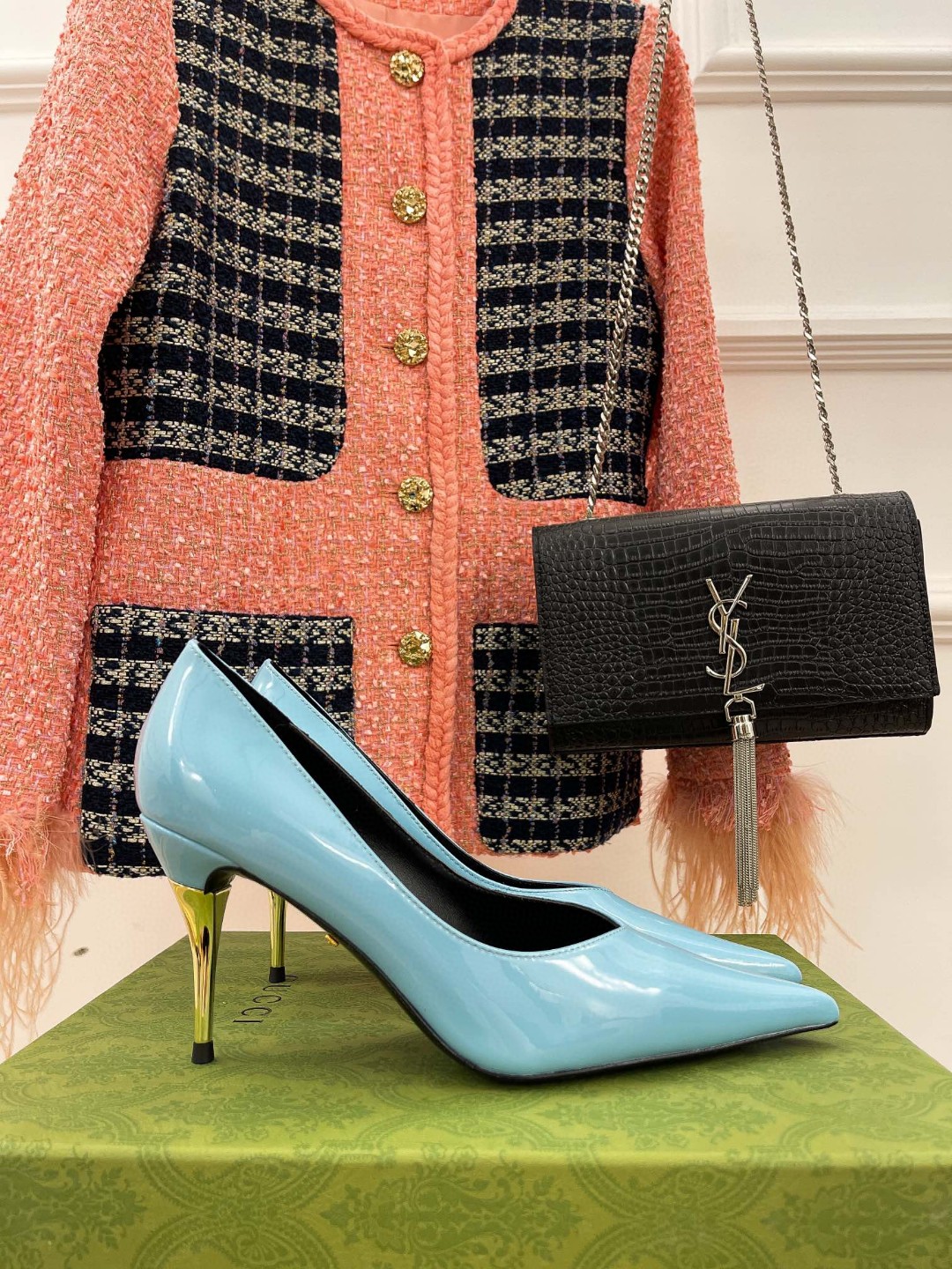 Gvc*1 High-Heel Pump Light Blue For Women