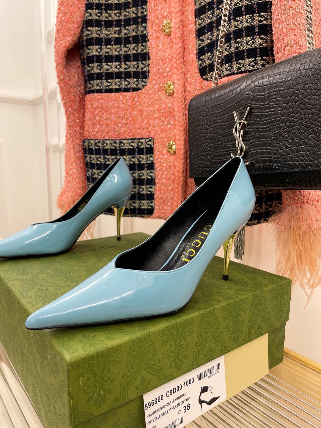 Gvc*1 High-Heel Pump Light Blue For Women