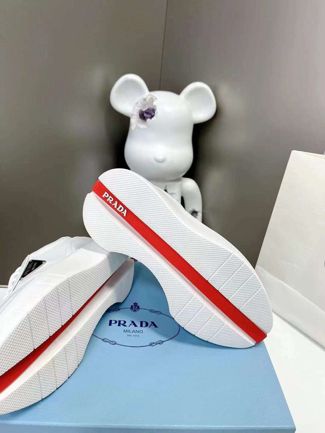 Pra*a Padded Sneakers White For Women