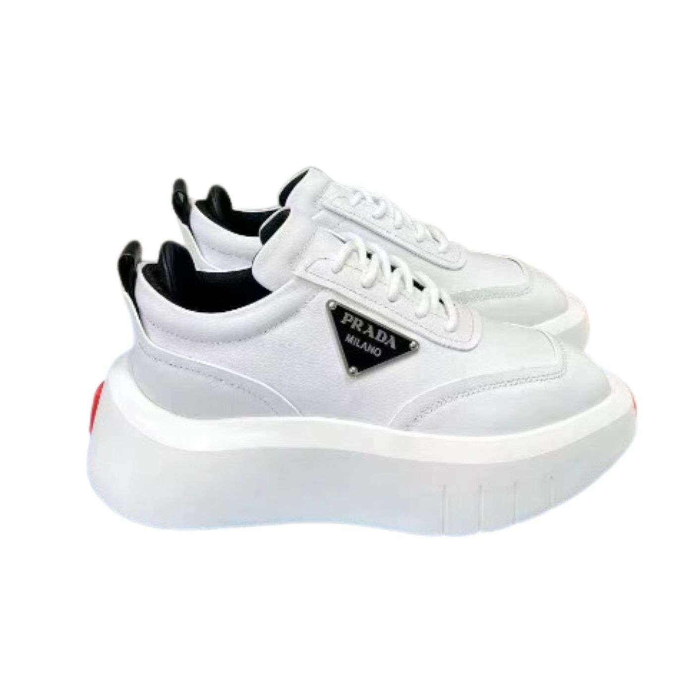 Pra*a Padded Sneakers White For Women