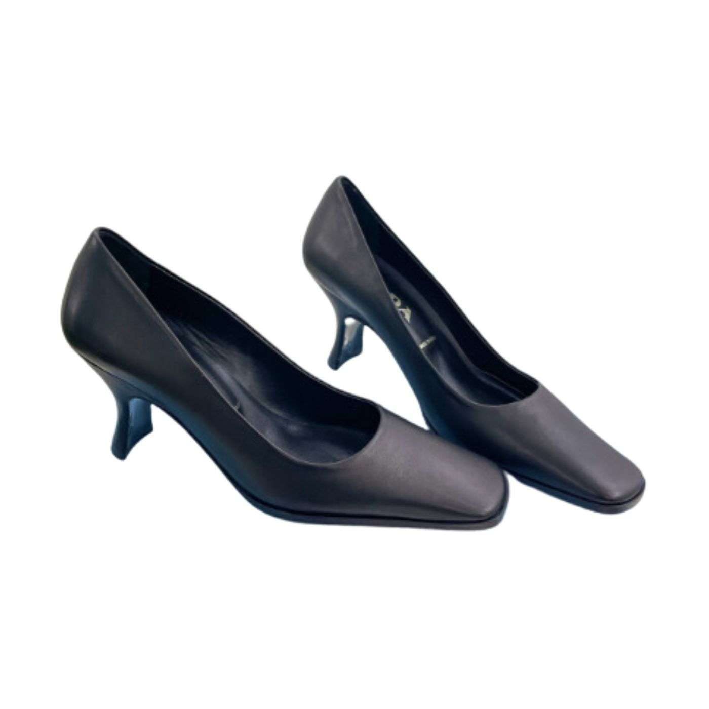 Pra*a Brushed Pumps Black For Women