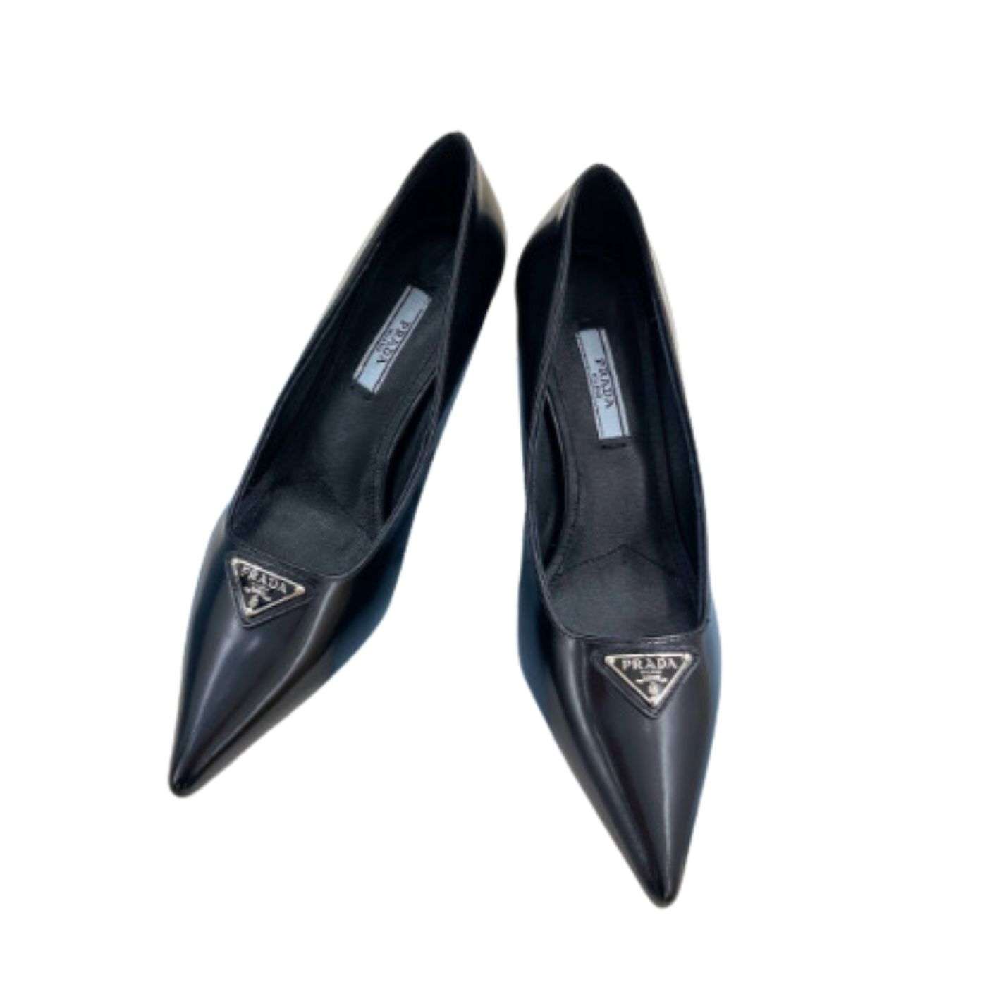 Pra*a Spike Pumps Black For Women
