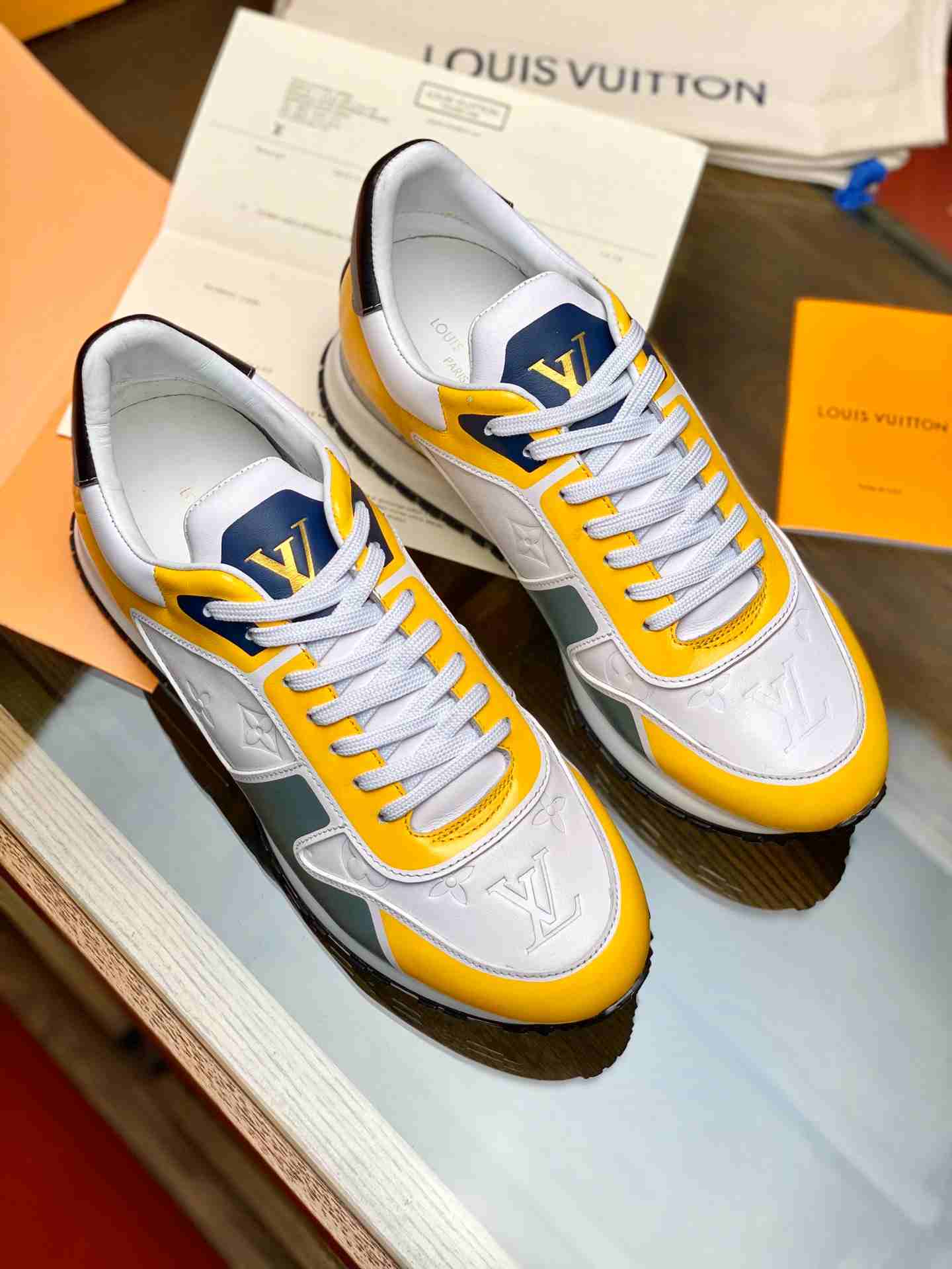 L0vis Vvtt0n Run Away Sneaker Yellow For Men