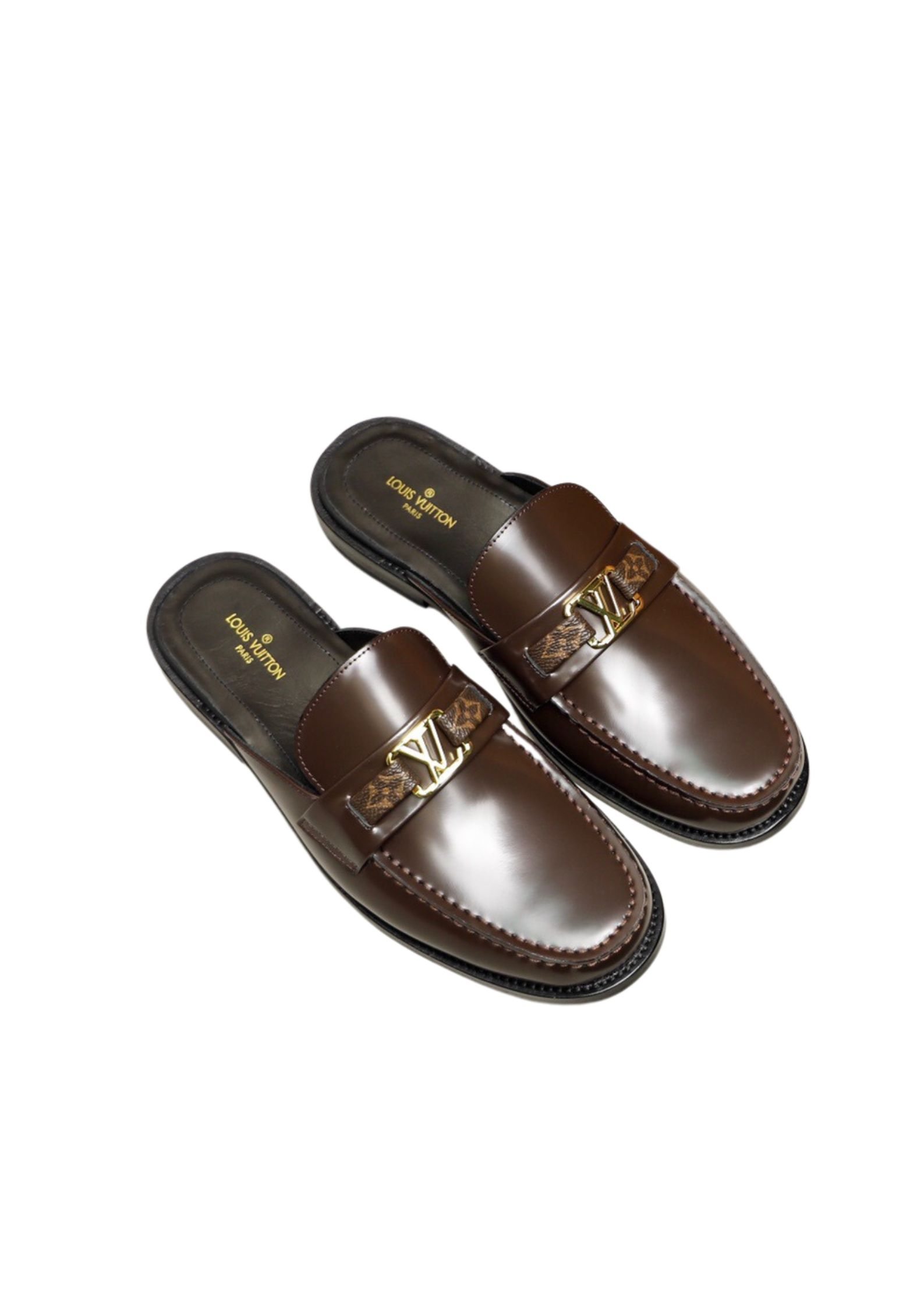 L0vis Vvtt0n Major Open Back With Trim Loafer Brown For Men