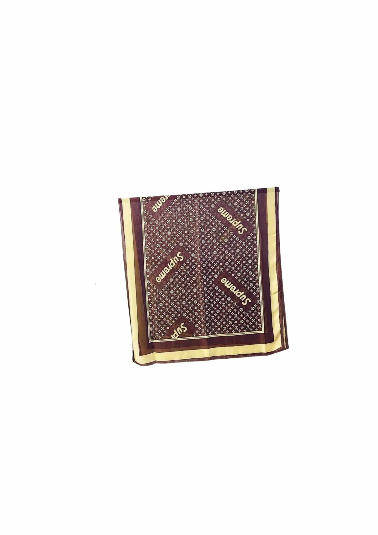L0vis Vvtt0n Svp*me x LV Shawl Scarf Brown For Women