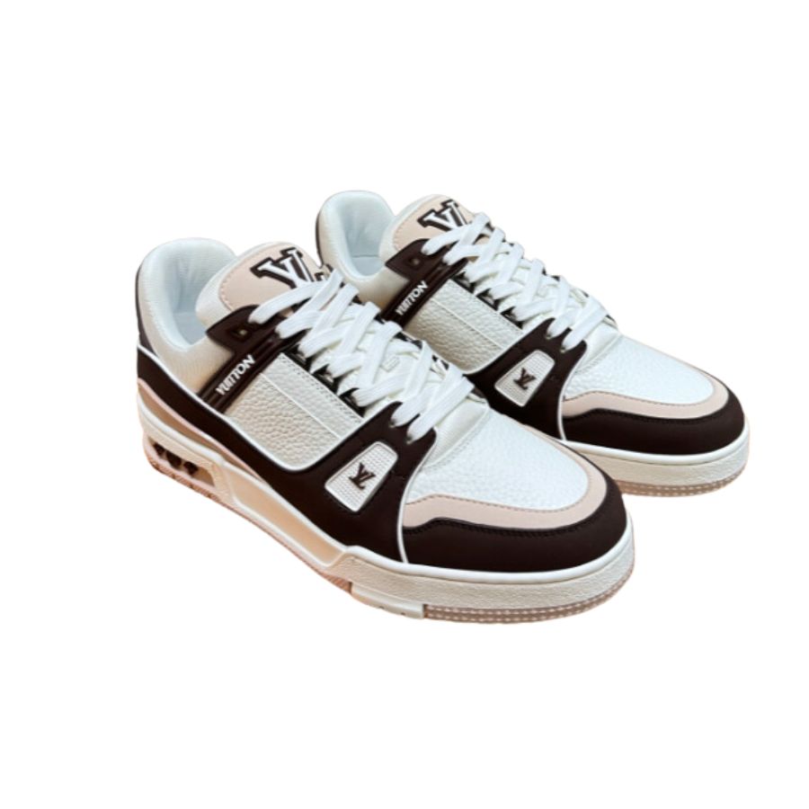 L0vis Vvtt0n LV Trainer Sneaker Dark Brown For Women