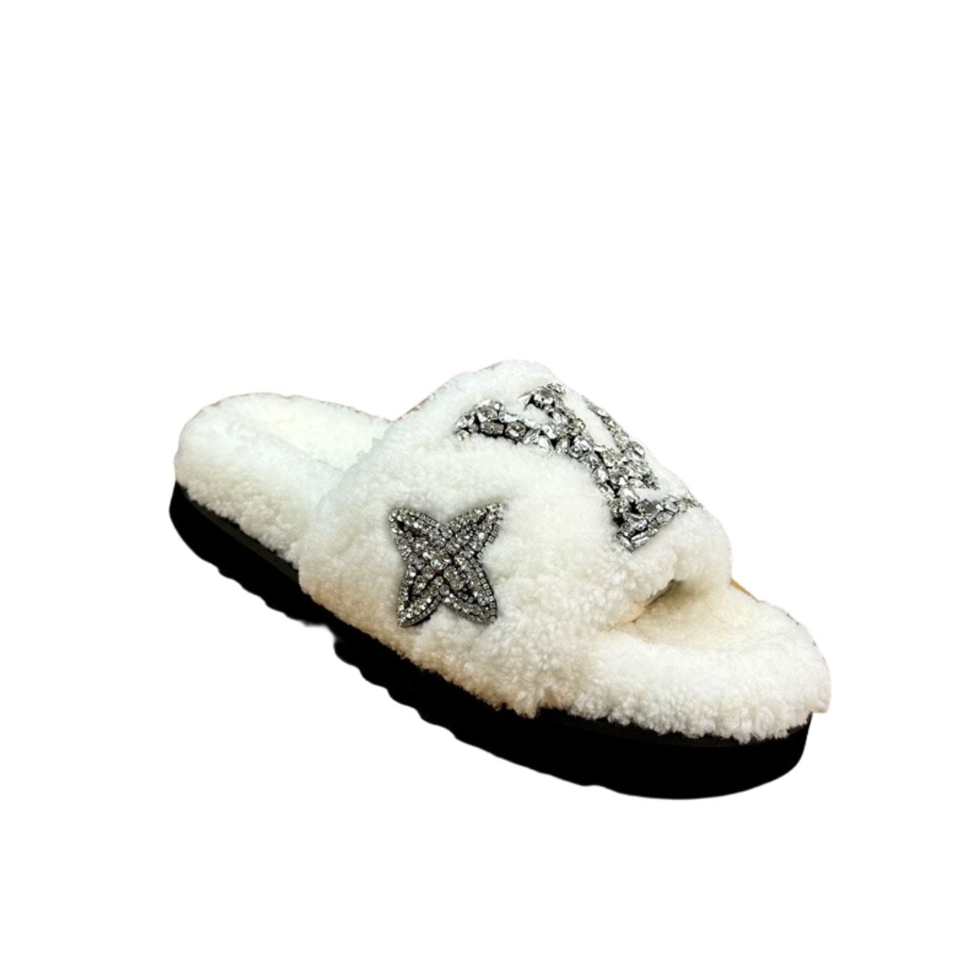 L0vis Vvtt0n Paseo Flat Comfort Mule White For Women