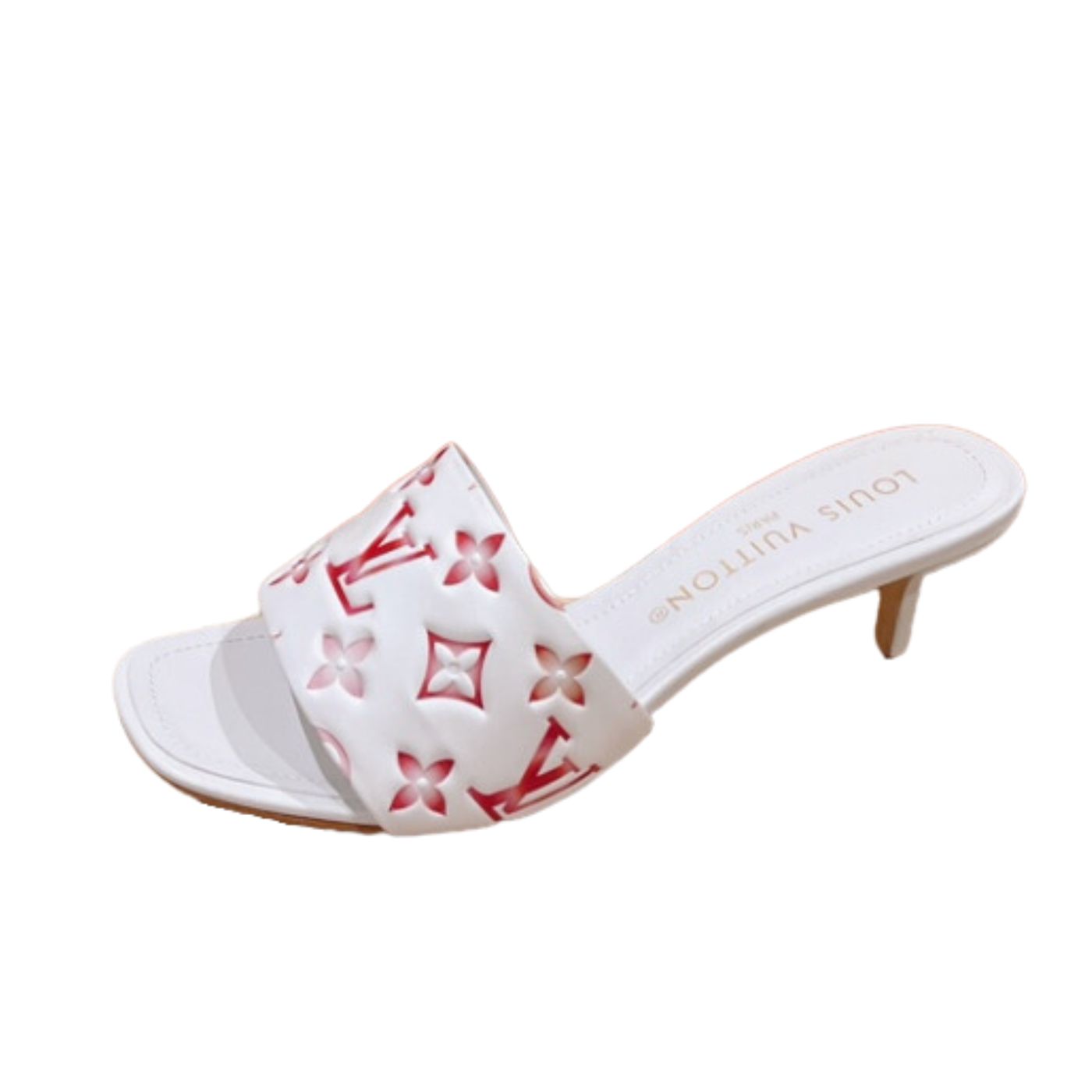 L0vis Vvtt0n Revival Mule White For Women