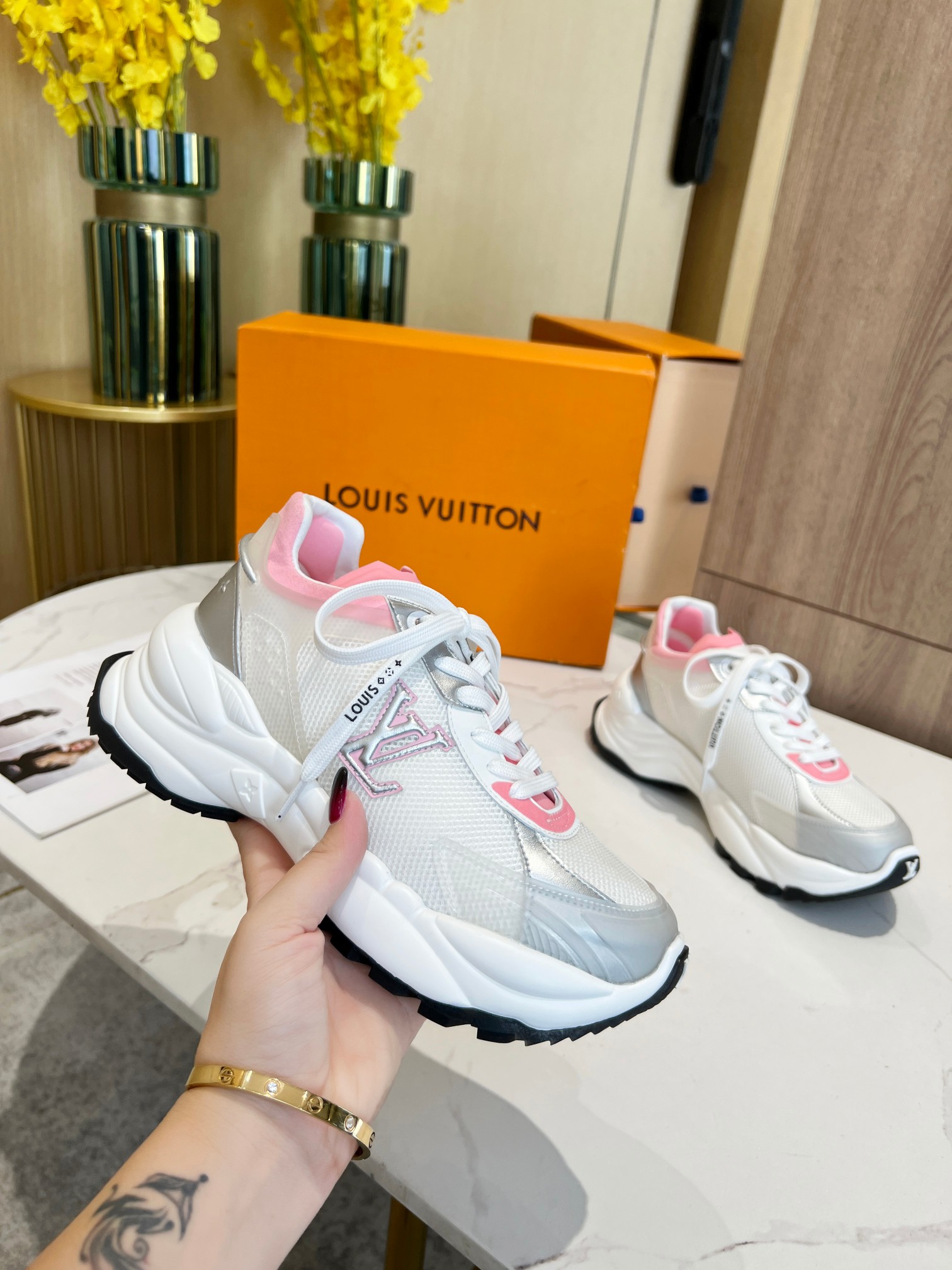 L0vis Vvtt0n Run 55 Sneaker Pink For Women 1ABVI8