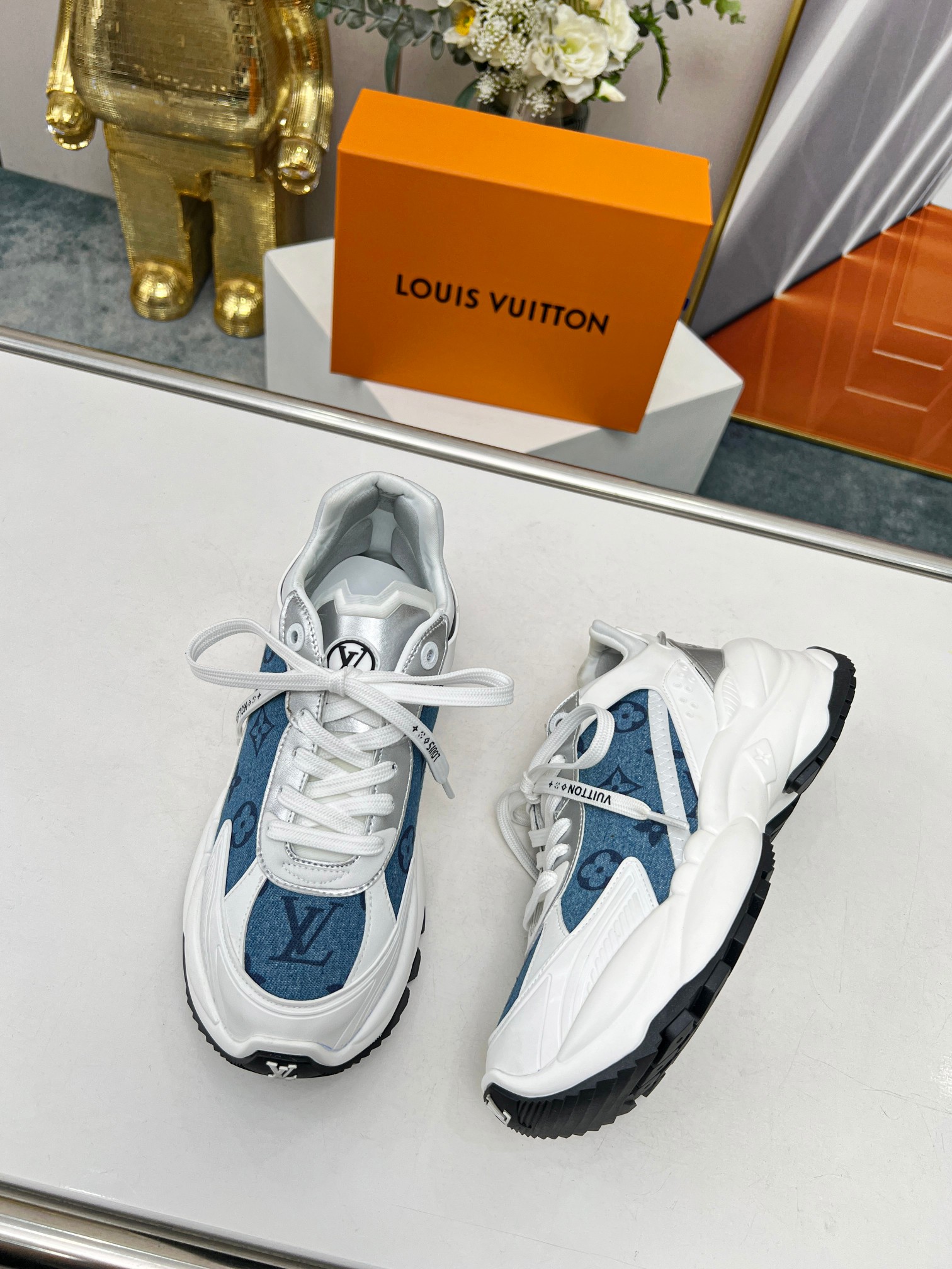 L0vis Vvtt0n Run 55 Sneaker Blue For Women 1ABHQF