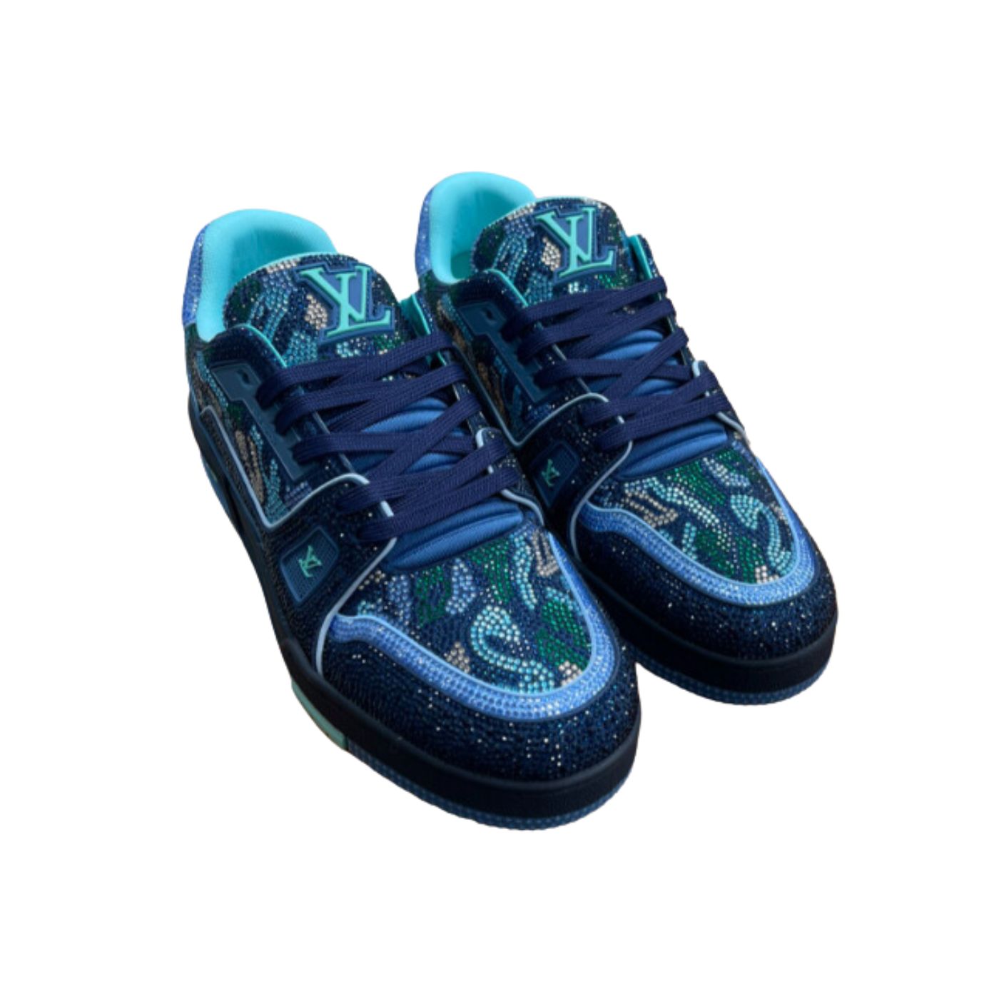 L0vis Vvtt0n Trainer Sneaker LV Dark Blue For Women