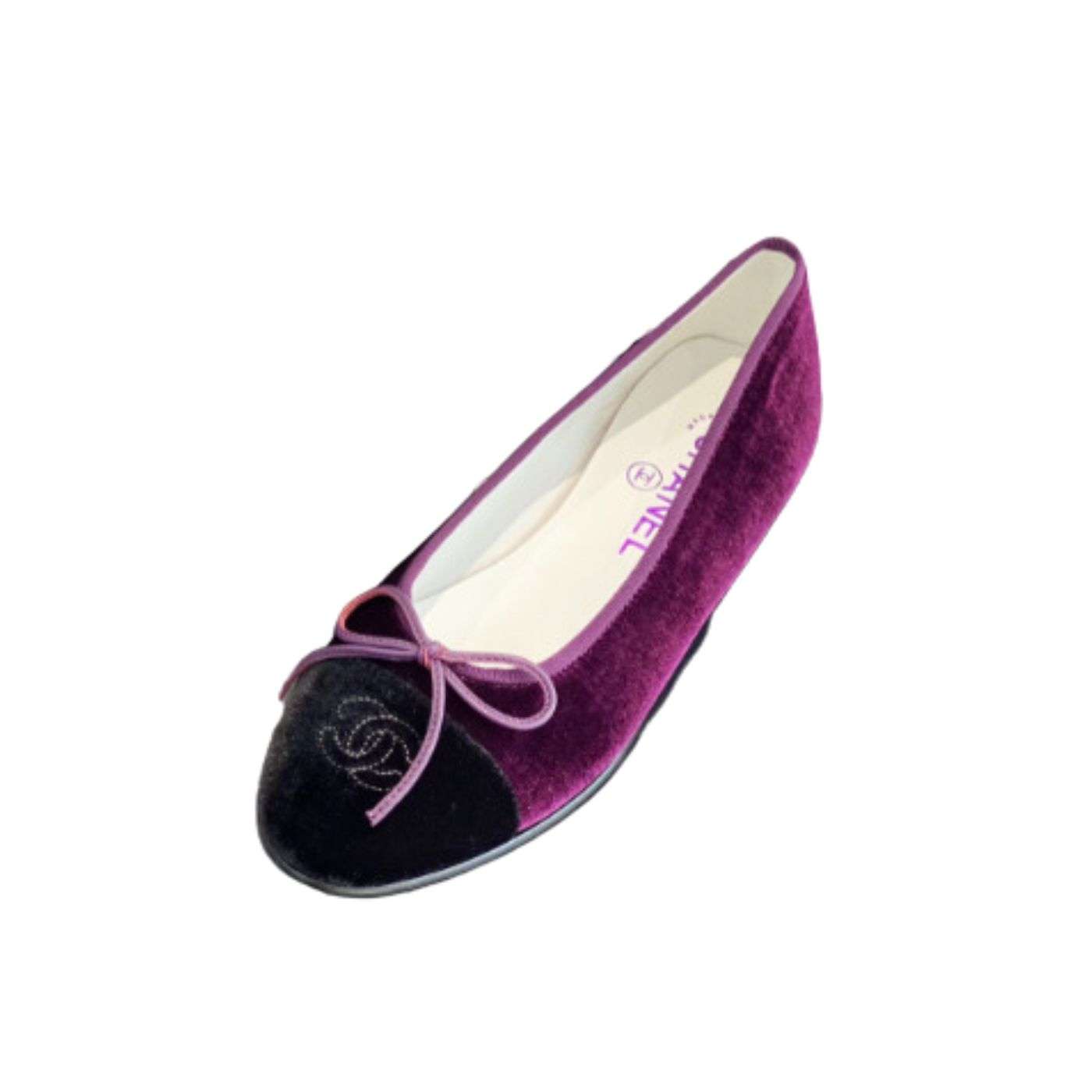 Ch**el Ballet Flats Purple For Women