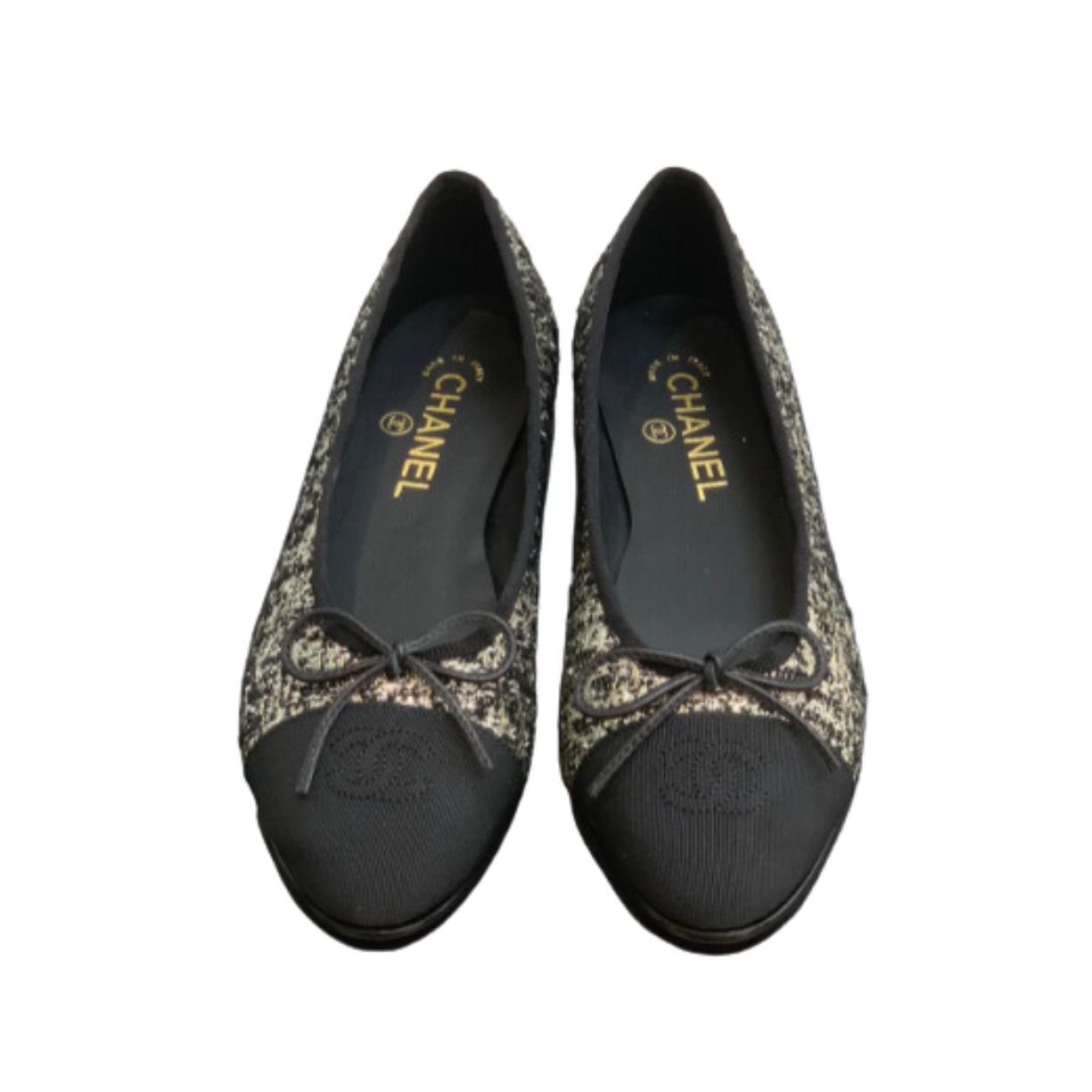 Ch**el Ballet Flats Grey For Women