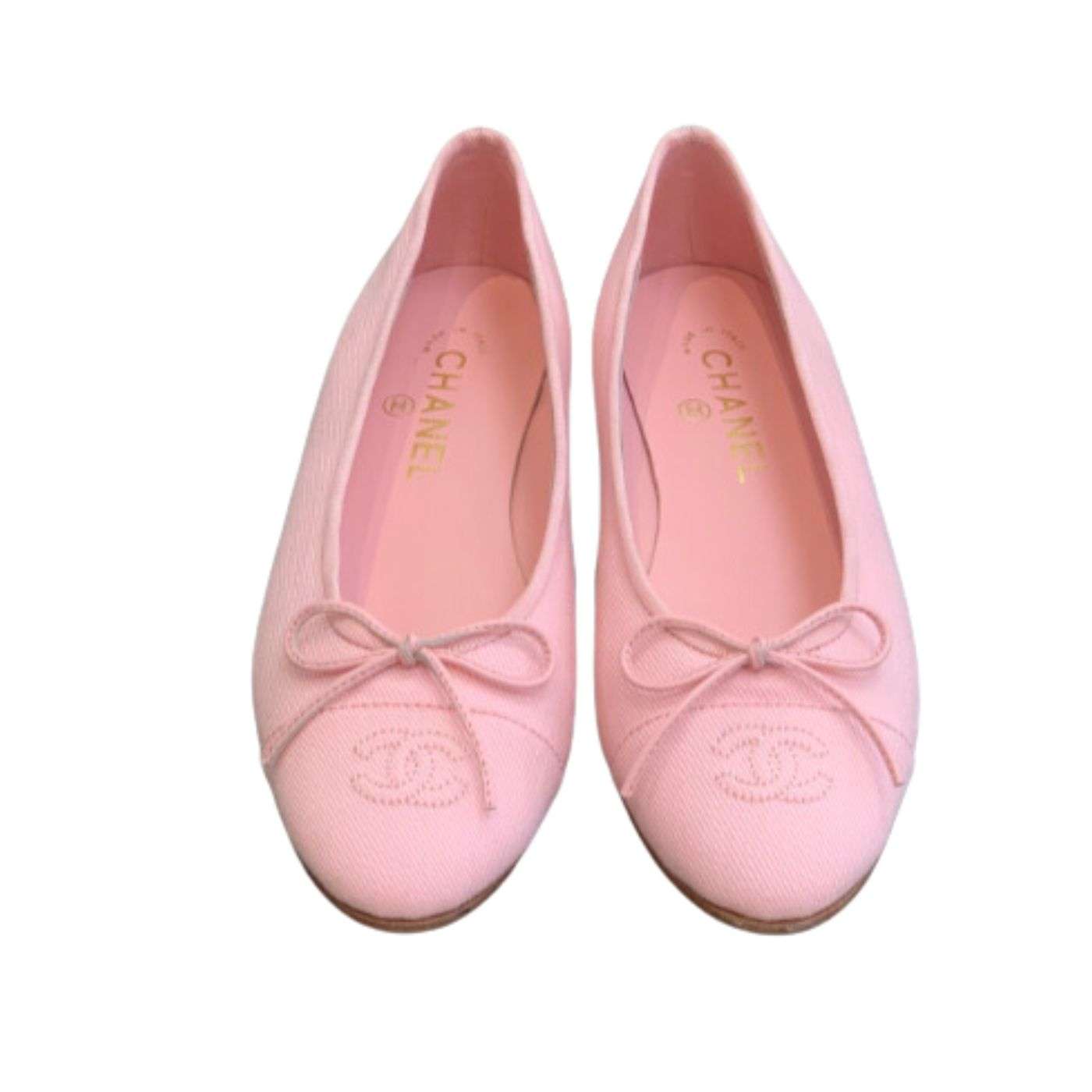 Ch**el Ballet Flats Pink For Women