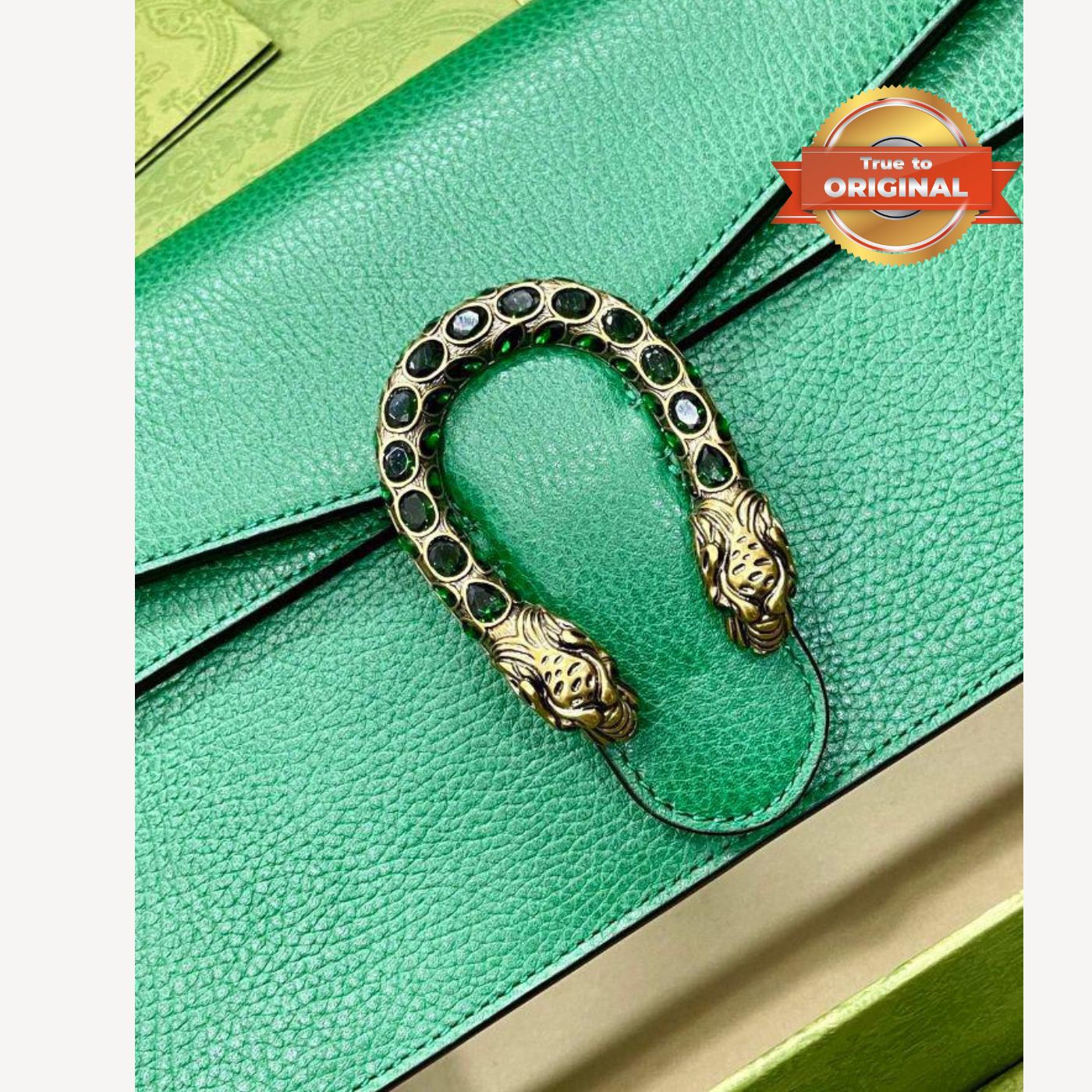 [True-to-ORIGINAL] Gvc*1 Dionysus Shoulder Bag Green For Women 11in/28cm 400249 CAOGX 3120