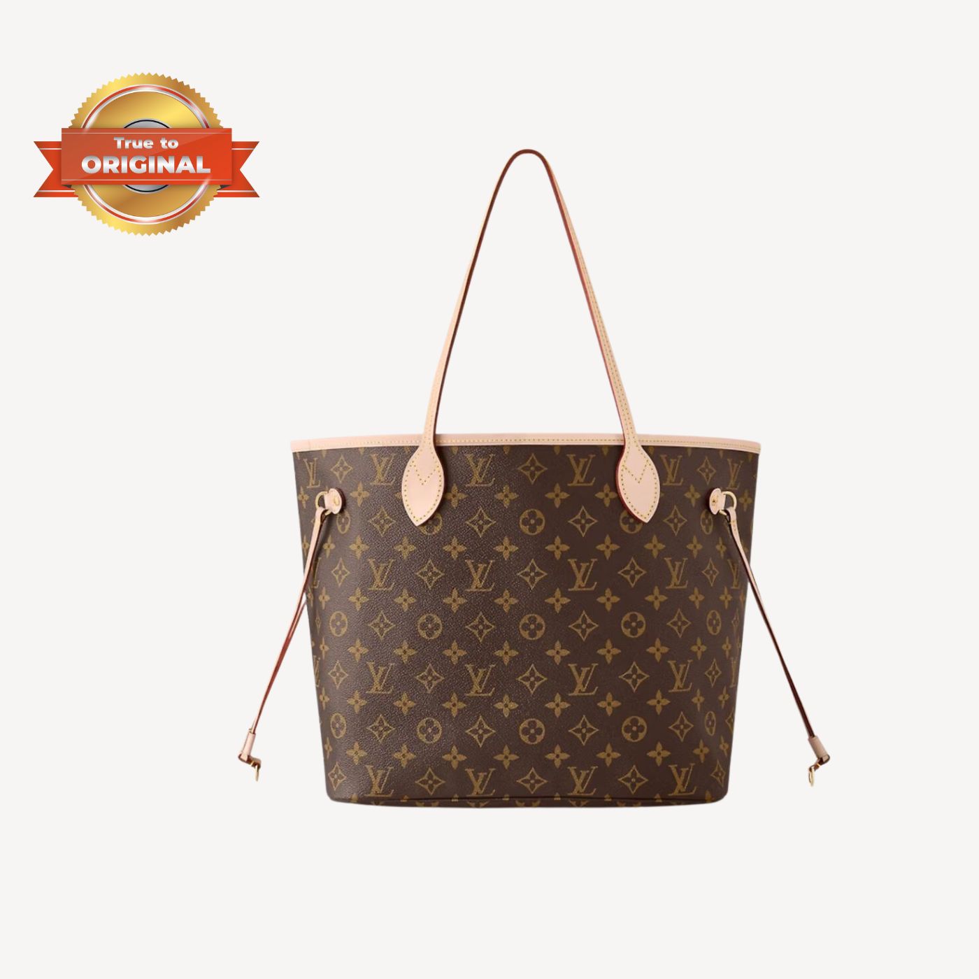 [True-to-ORIGINAL] L0vis Vvtt0n Neverfull MM Tote Bag Monogram Canvas Brown For Women 12.6in/32cm LV M40995