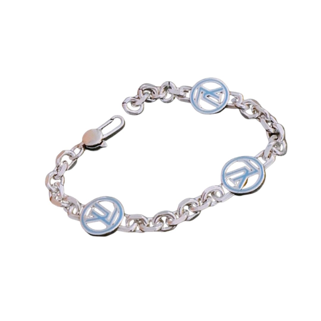L0vis Vvtt0n Rock Punk Bracelet Silver For Women