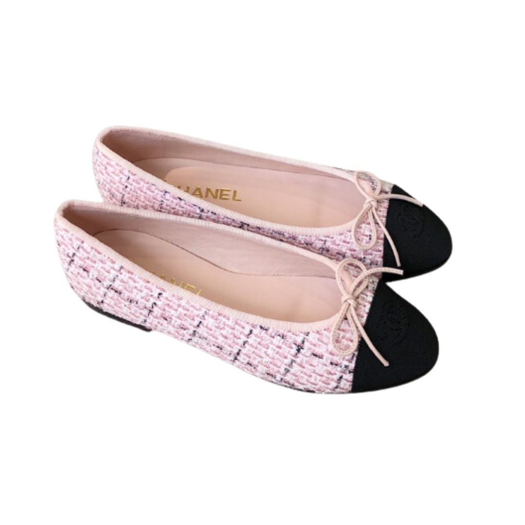 Ch**el Ballet Flats Pink For Women