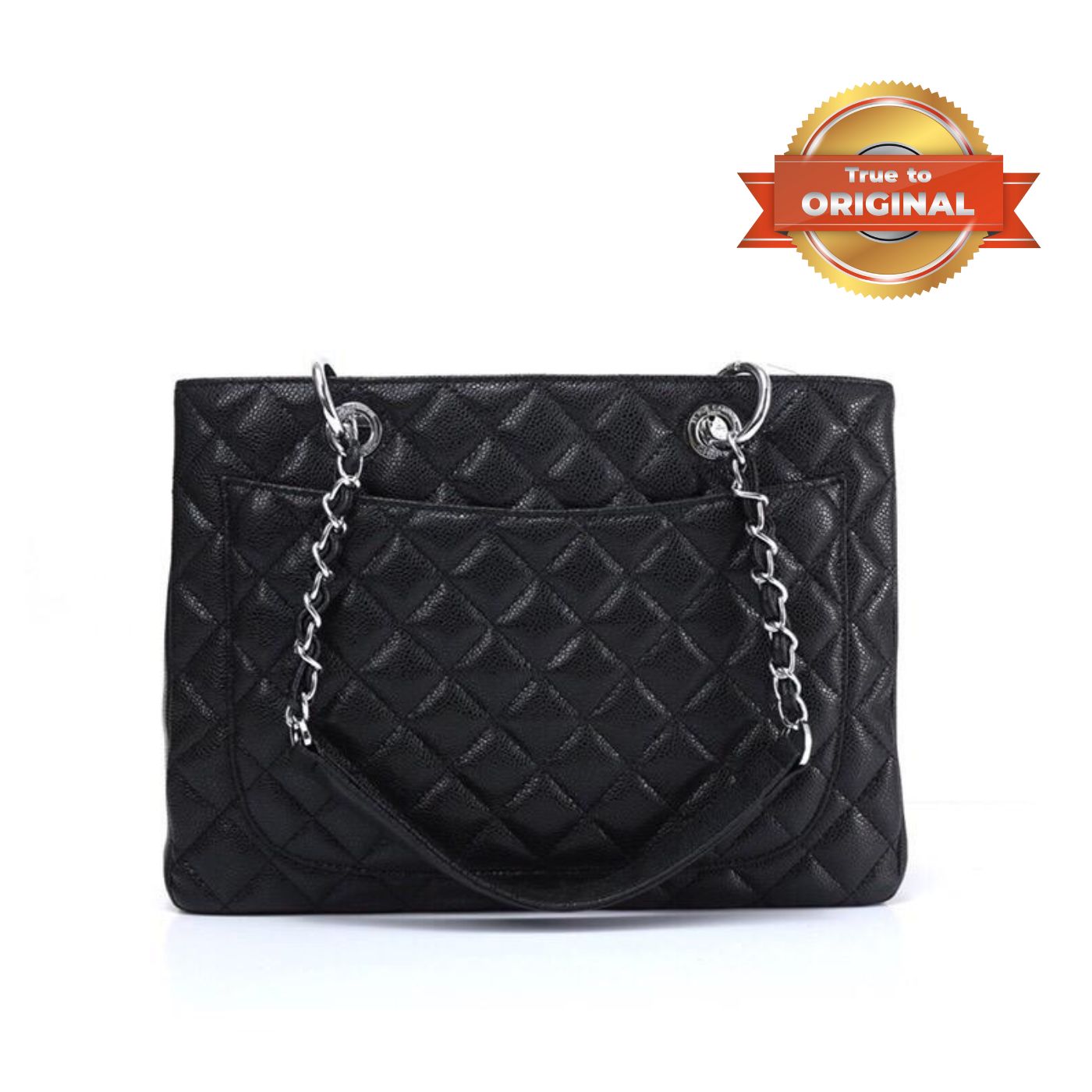 [True-to-ORIGINAL] Ch**el Classic Tote Bag Black For Women 13.3in/34cm