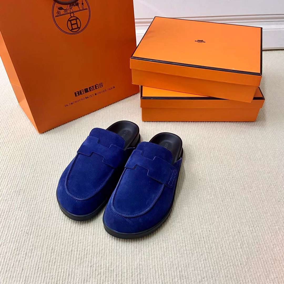 H**me5 Go Mule Navy Blue For Men