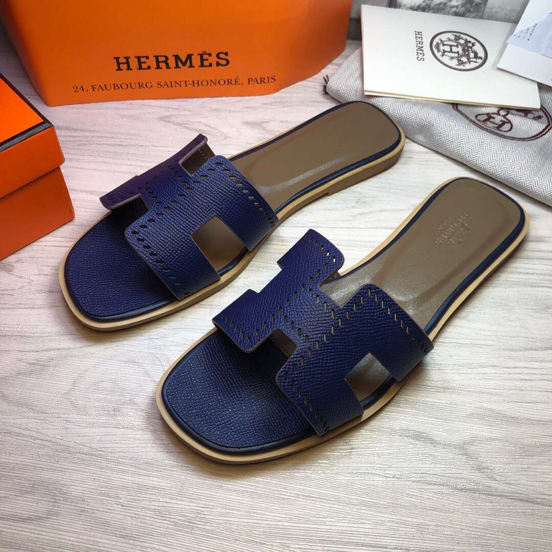 H**me5 Oran Sandal Dark Blue For Women