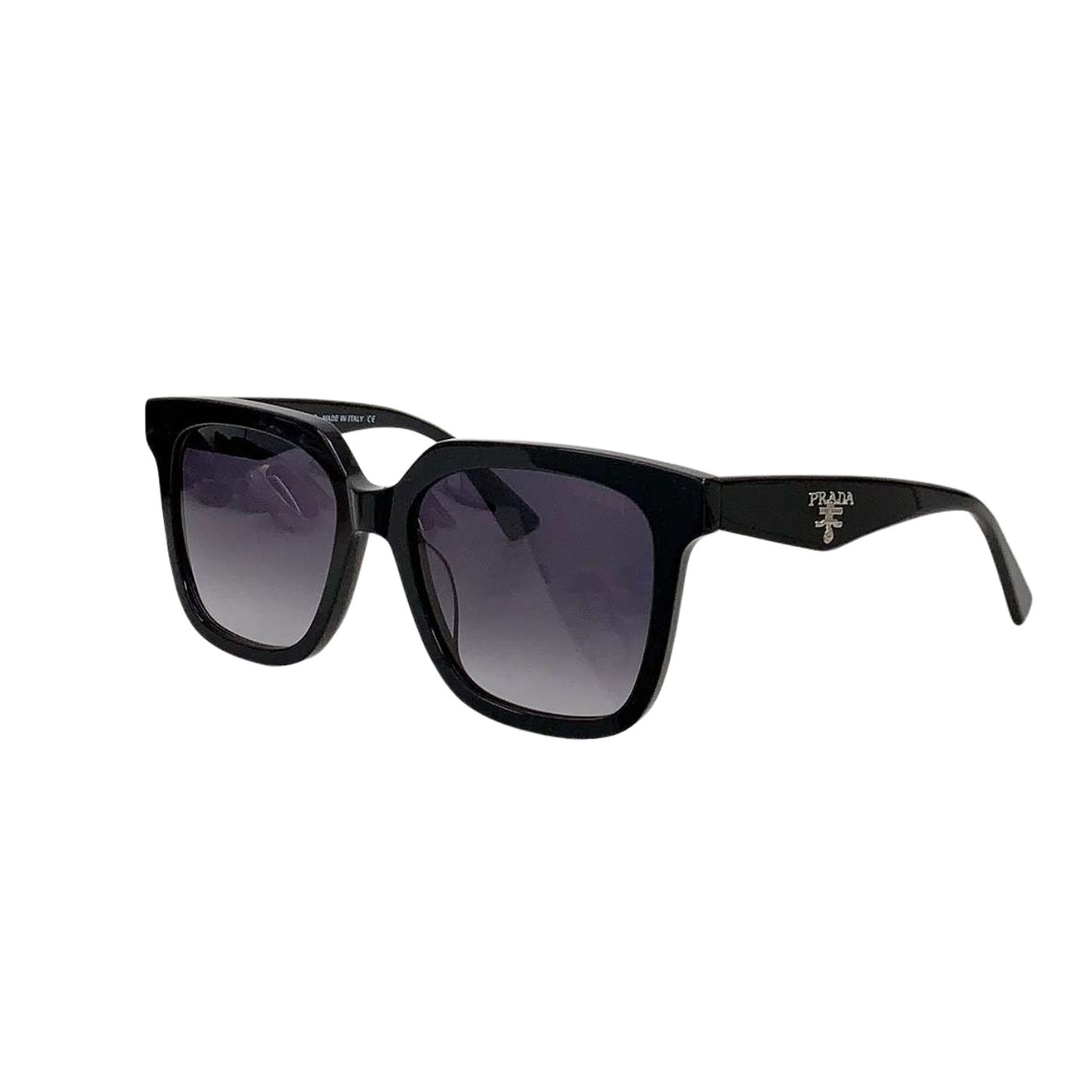 Pra*a Sunglasses Squares Gradient Black For Women