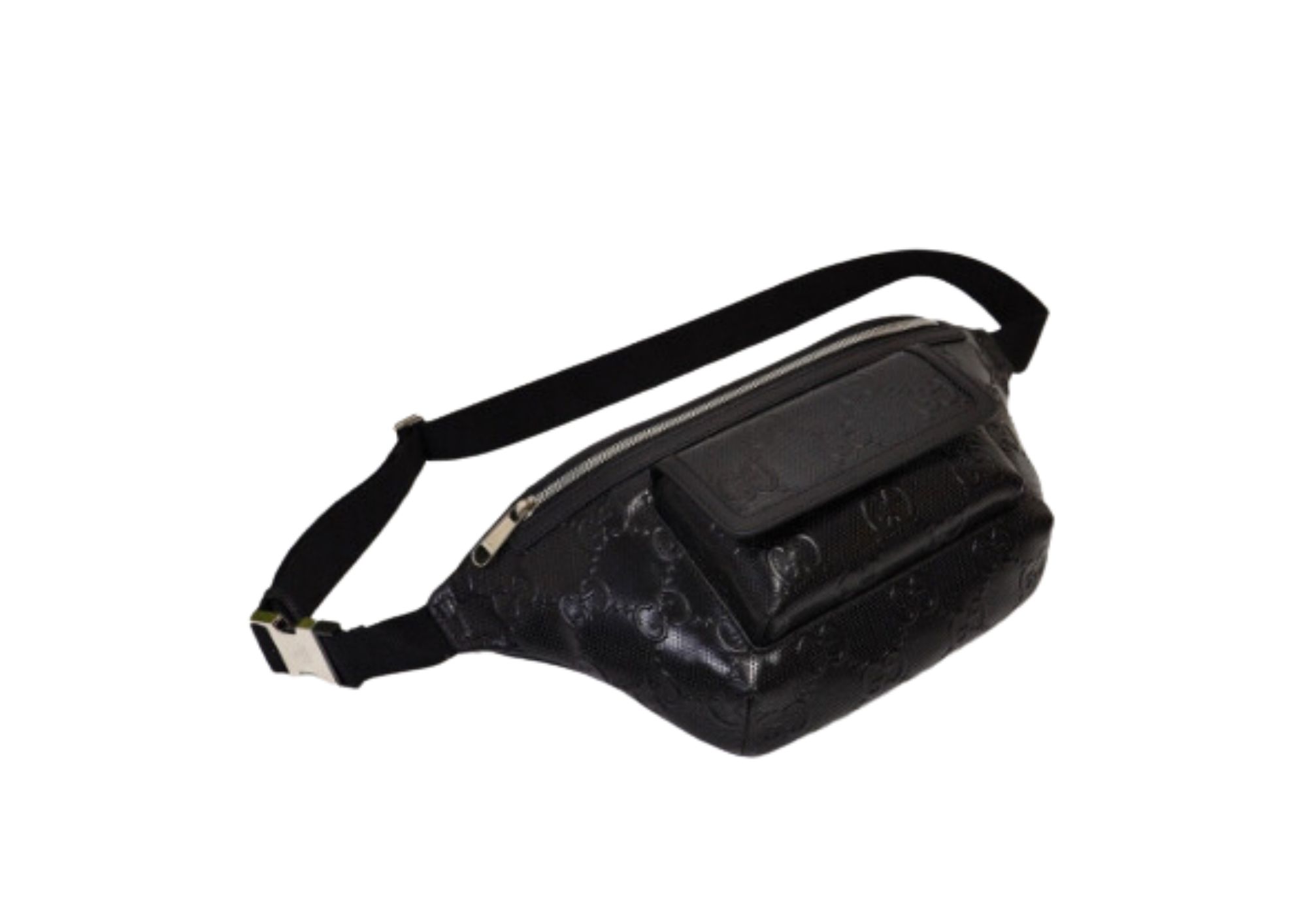 Gvc*1 Embossed Belt Bag Black For Men 11in/28cm 645093 1W3CN 1000