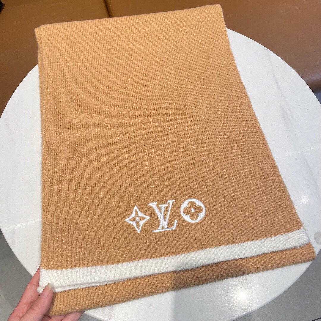 L0vis Vvtt0n Vintage Scarf Lv Orange For Women