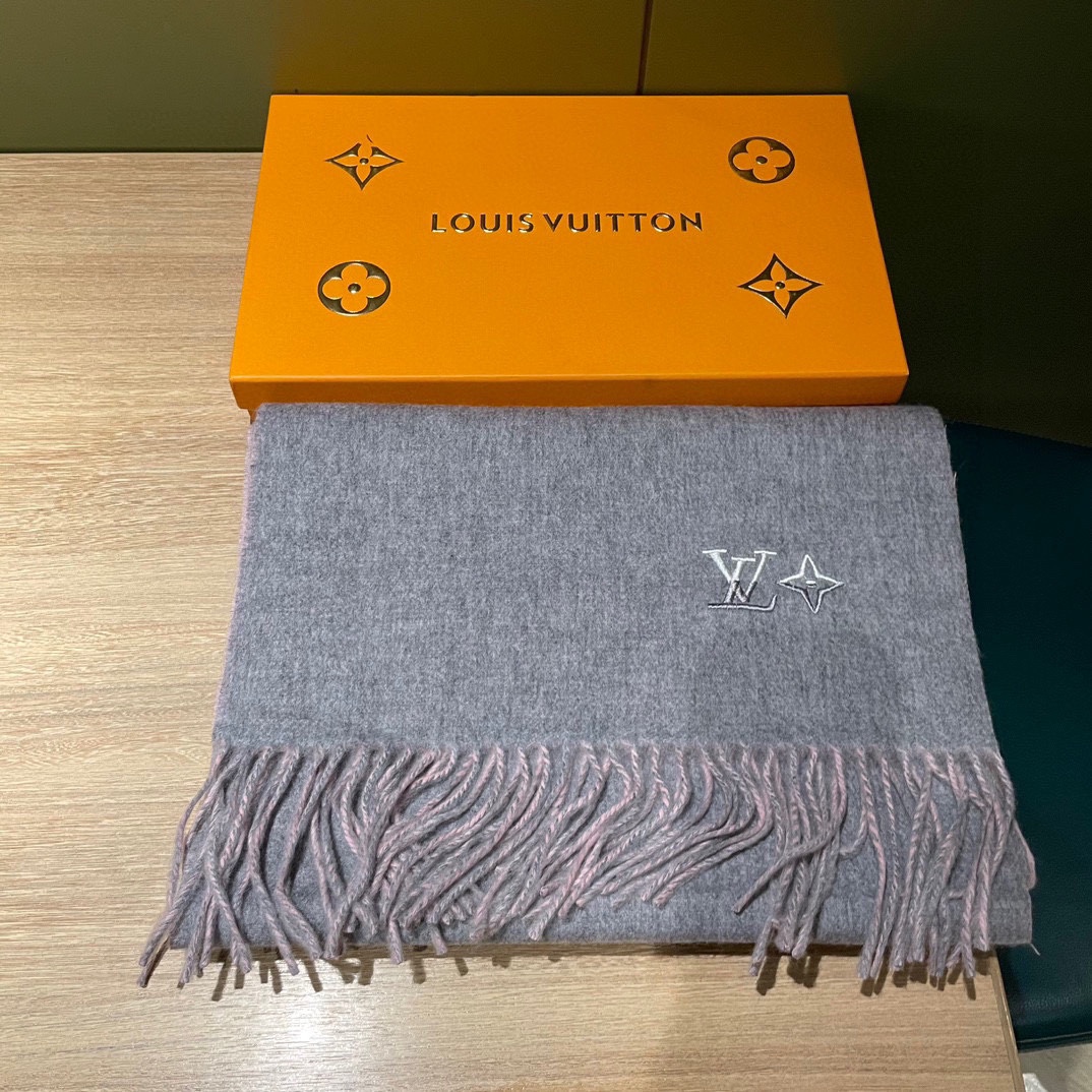L0vis Vvtt0n The Cashmere Scarf Grey For Women