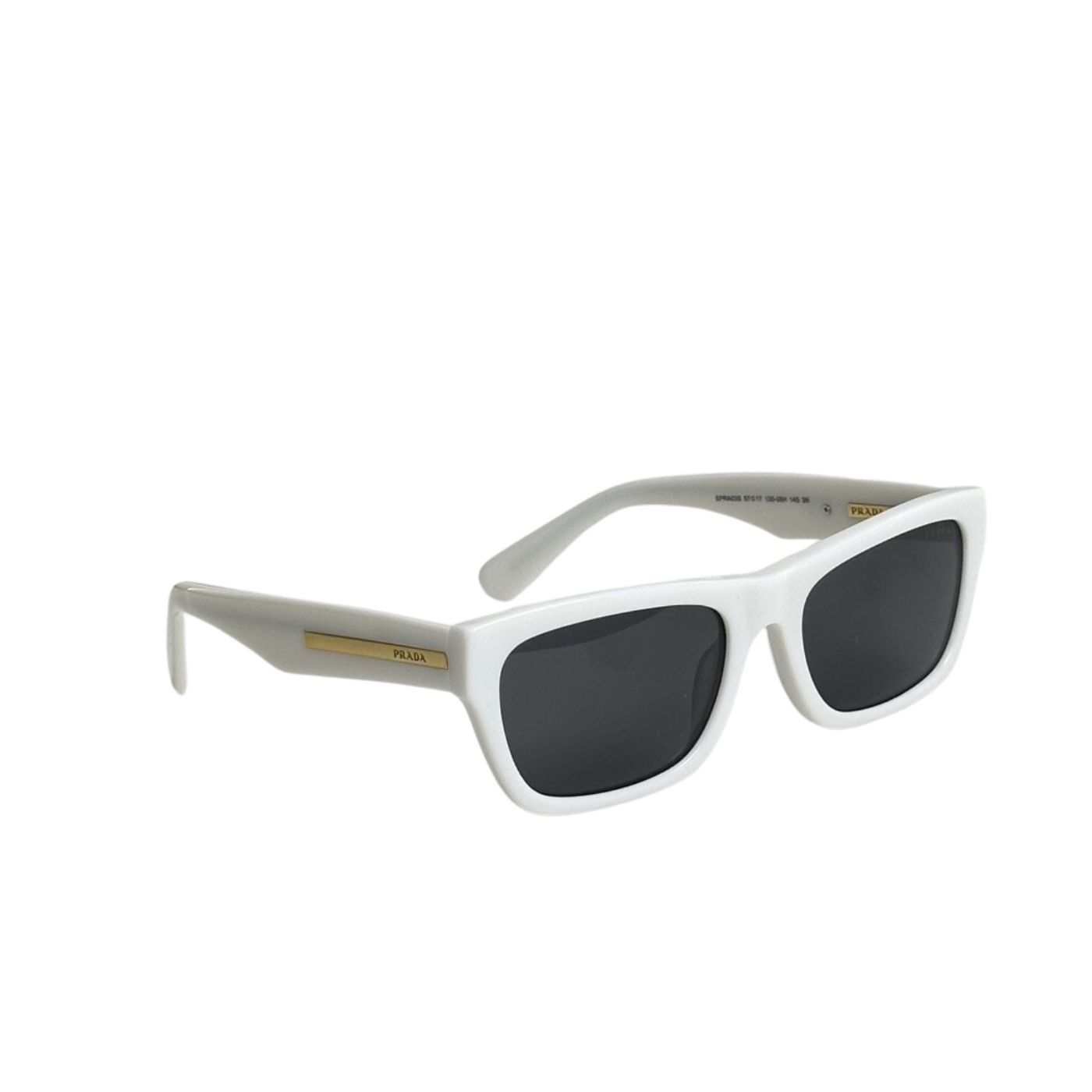 Pra*a Sunglasses with Pra*a logo White For Women