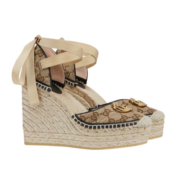 Gvc*1 Women GG Matelasse Platform Espadrille – ‎‎621240 HVK60 9764