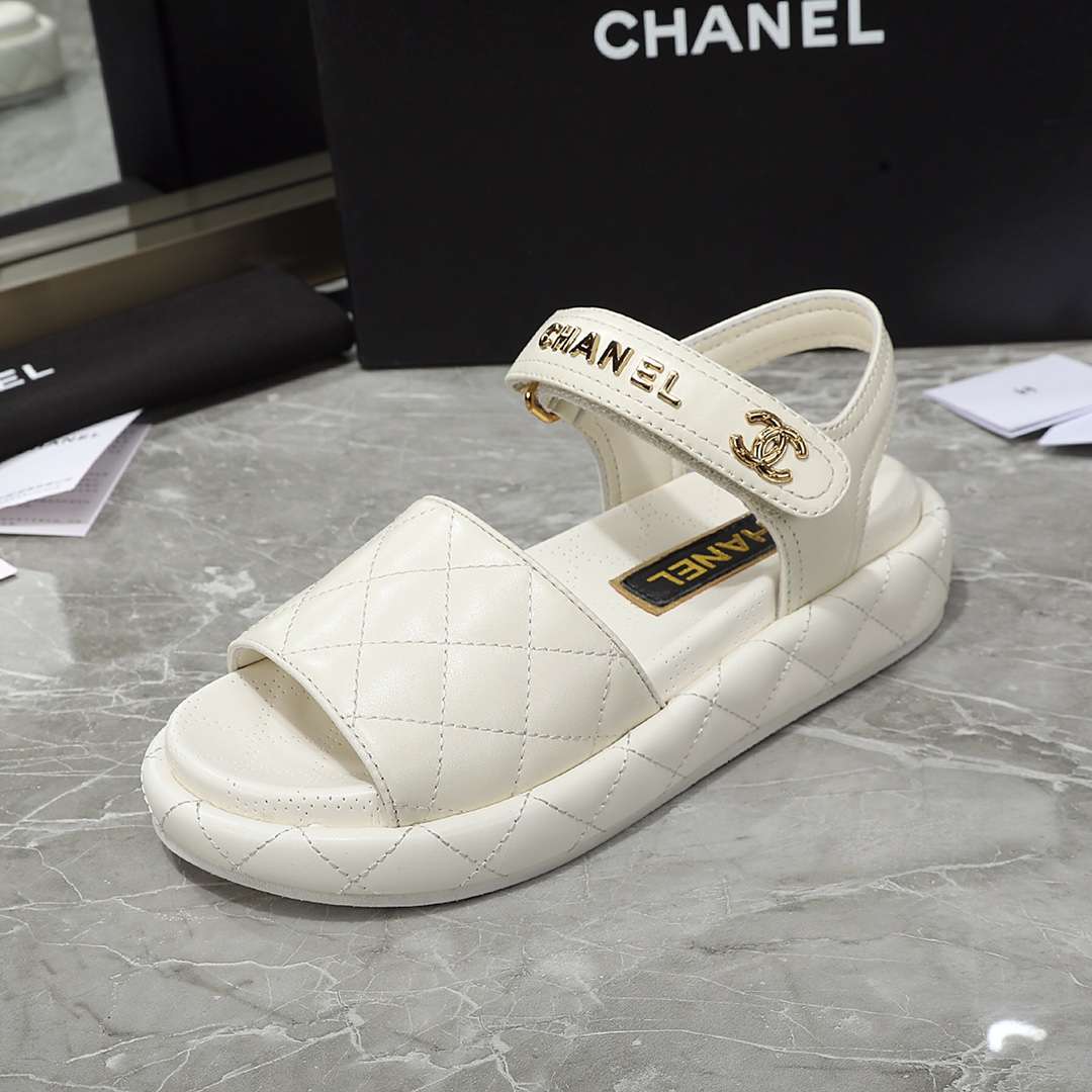 Ch**el Sandal White For Women
