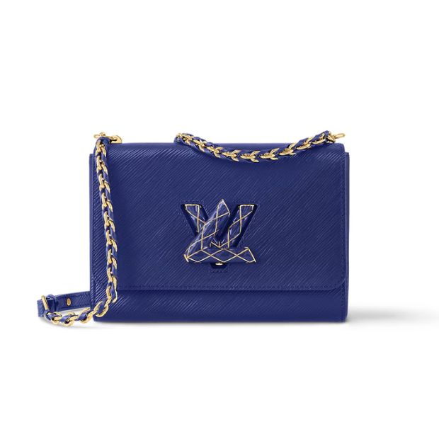 L0vis Vvtt0n Twist MM Bag Blue For Women M23271- 23 Cm/ 9 Inches